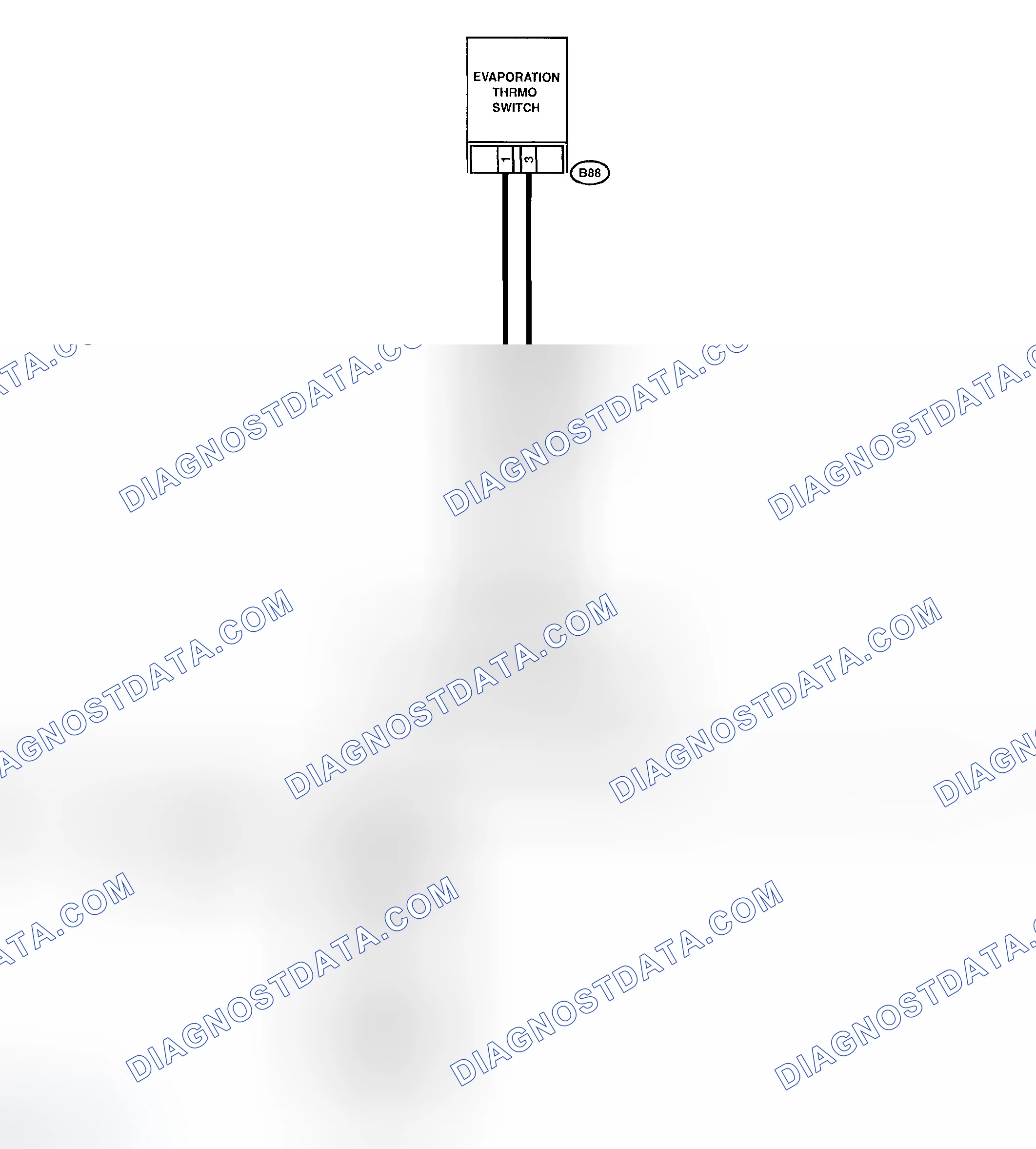 Scheme 42: Wiring Diagram - Trouble Code 24 Or -24 (Evaporator Sensor)