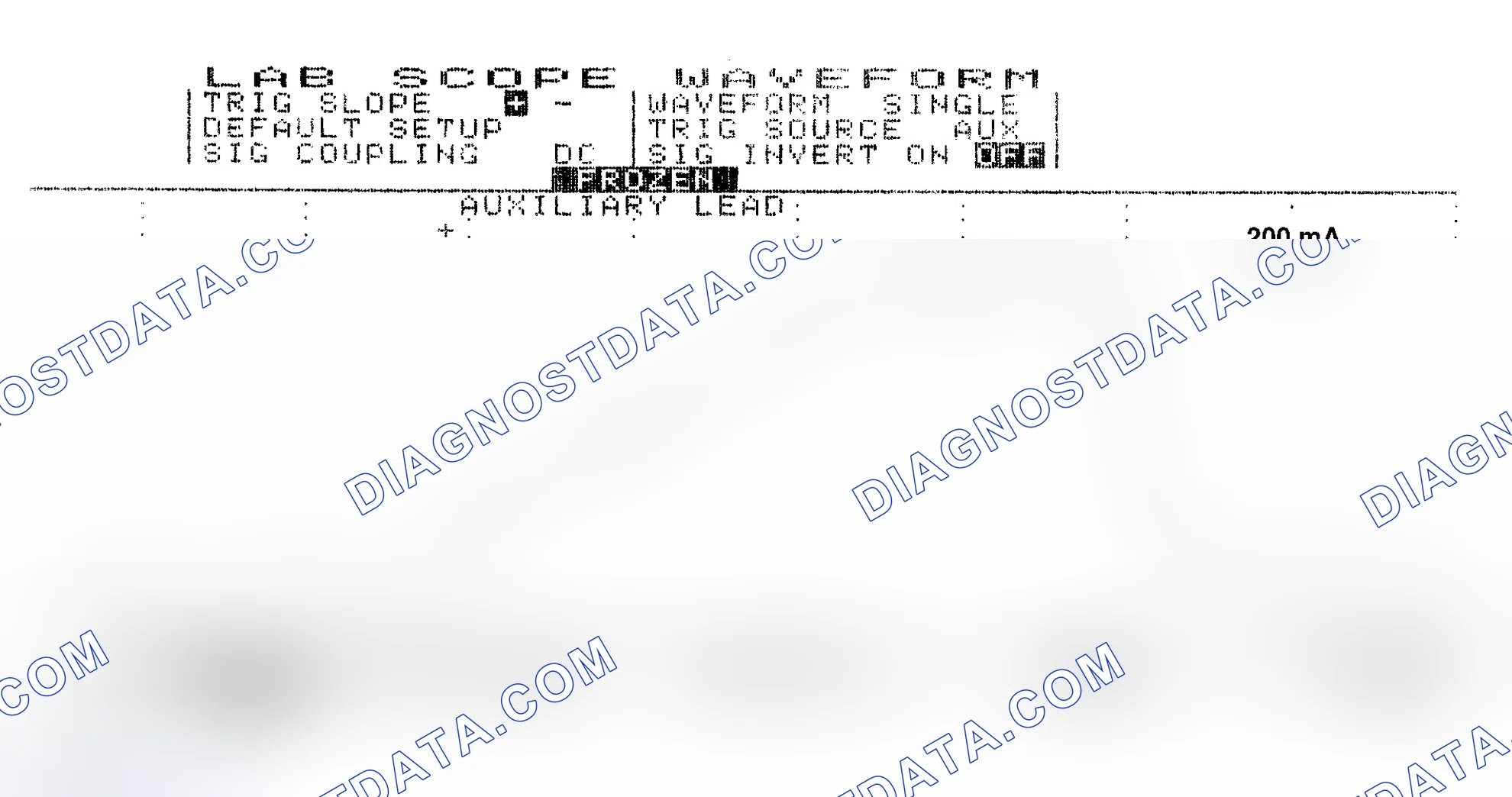 Scheme 13: Single Injector w/Normal Current Flow - Current Pattern