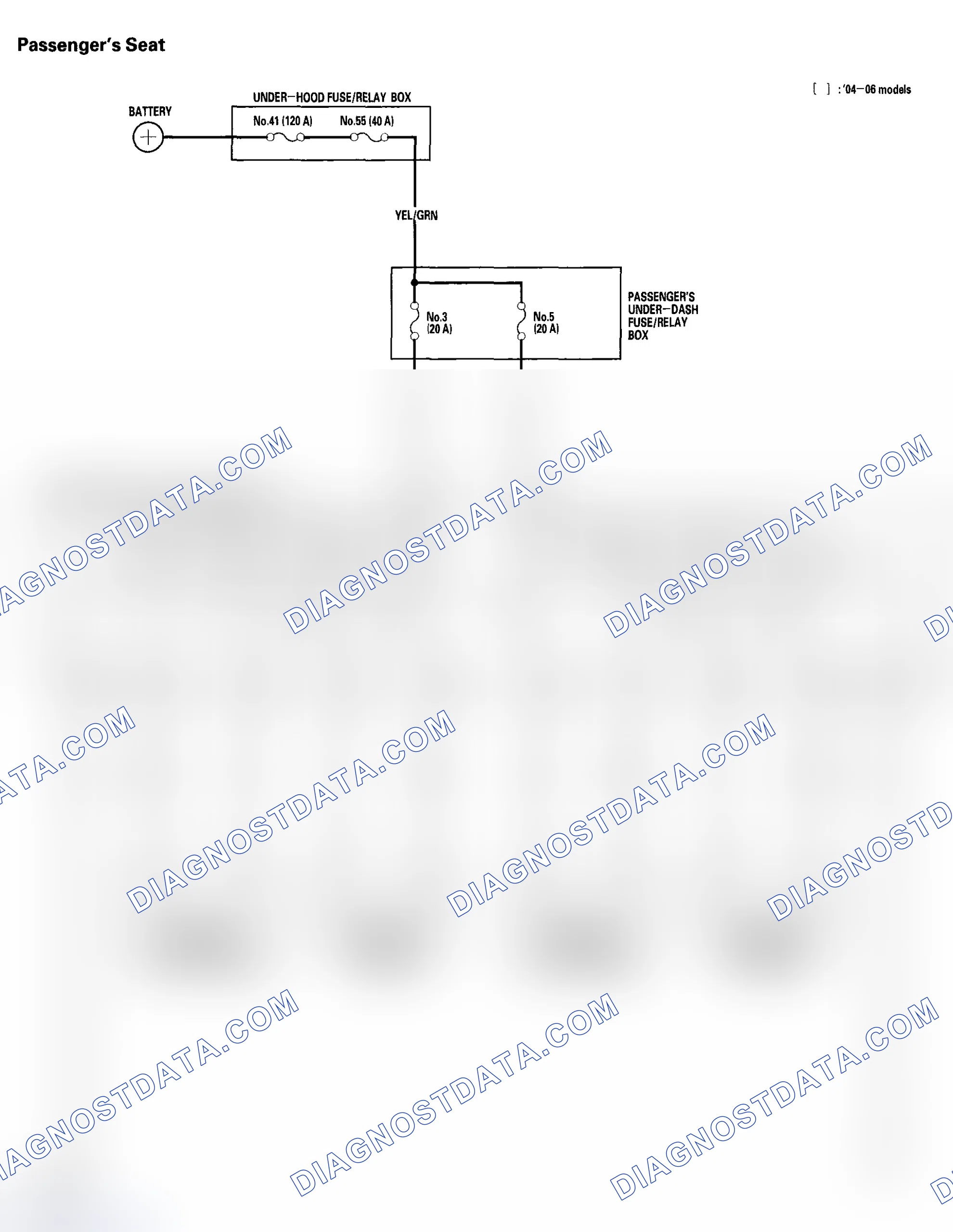 Scheme 76: Passenger's Seat