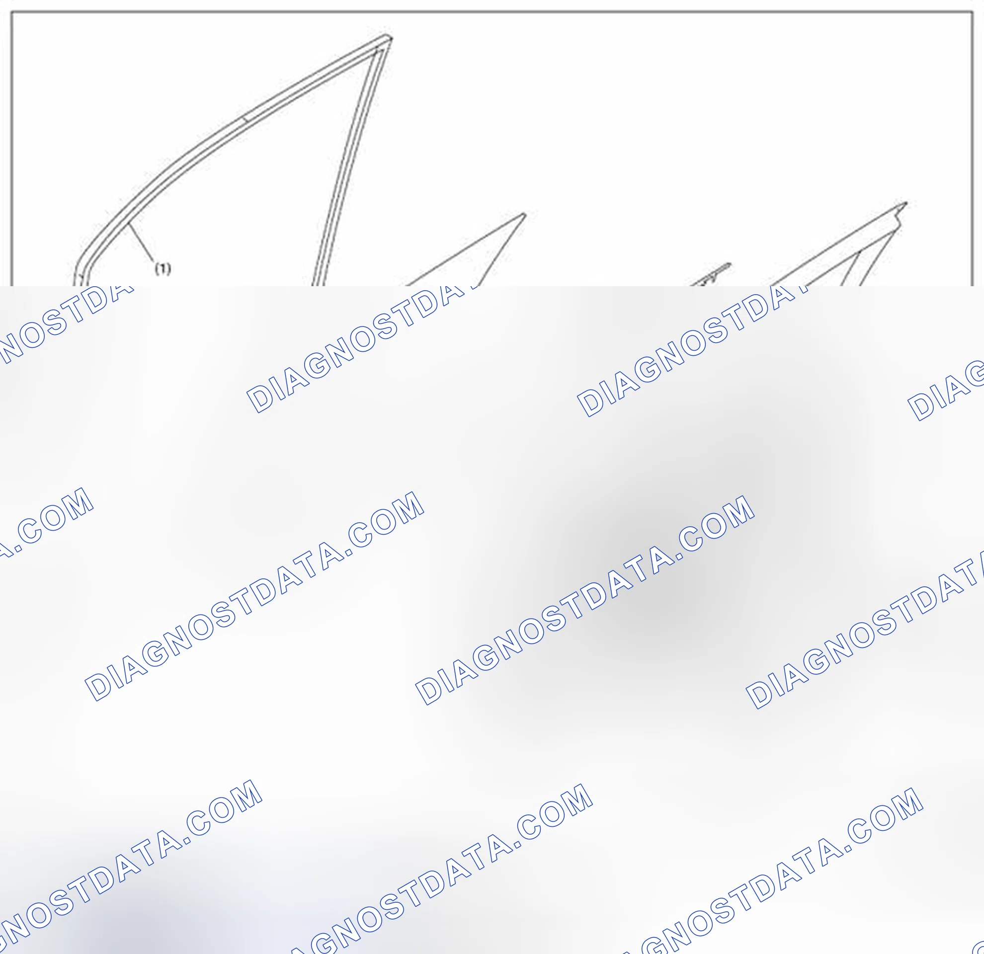 Scheme 9: FRONT DOOR GLASS