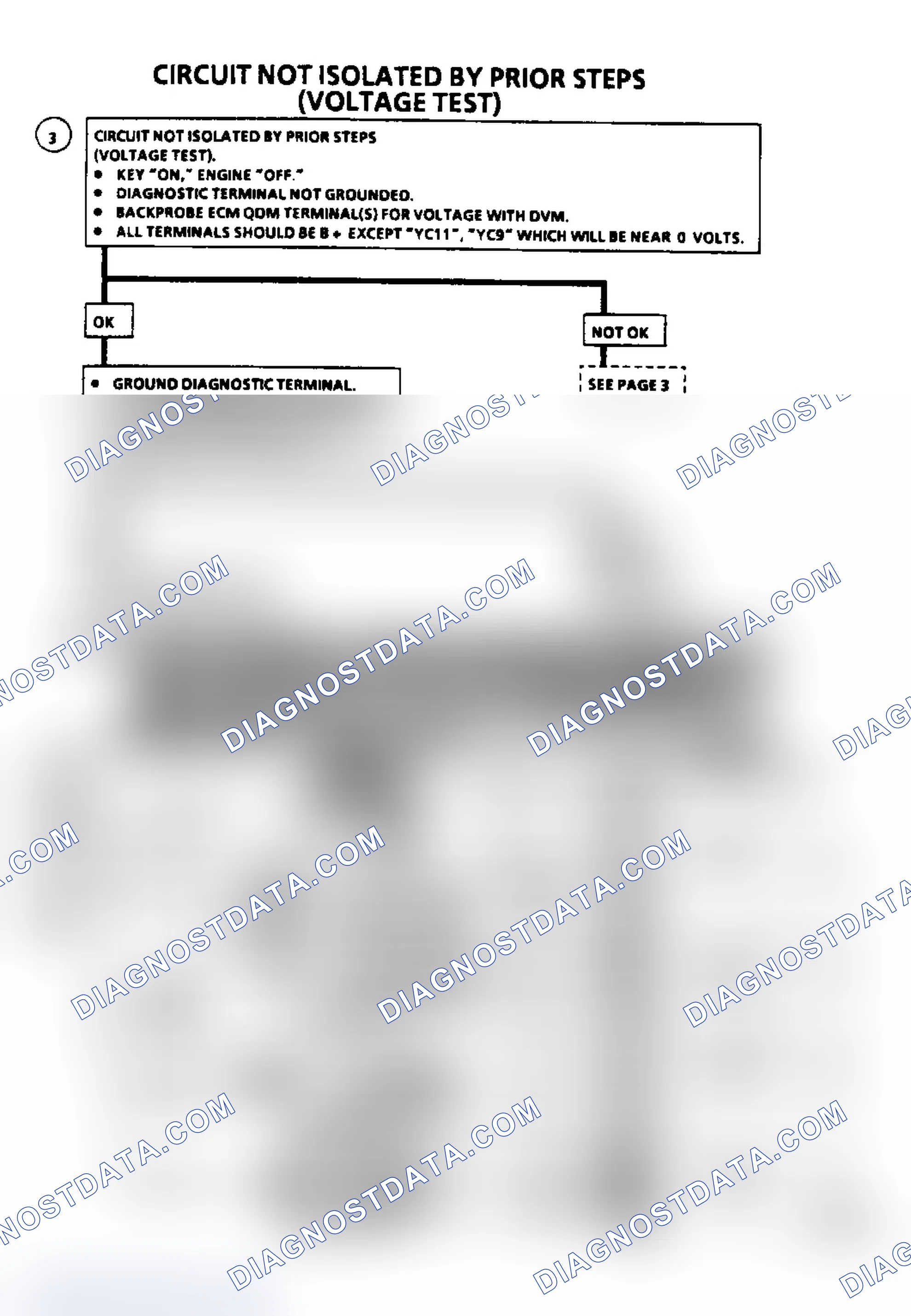 Scheme 62: Code 26: Quad-Driver Circuit Flow Chart (2 of 3) (3.8L)