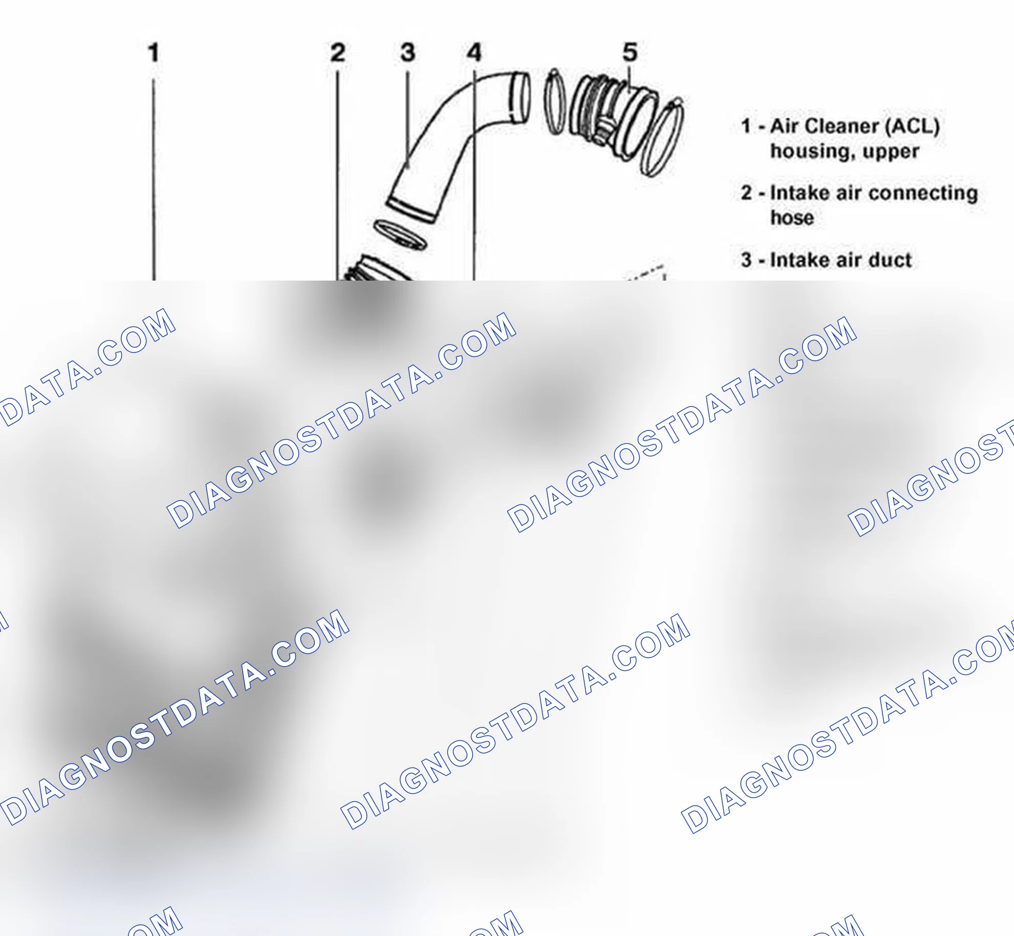 Scheme 38: Intake air system with Mass Air Flow (MAF) sensor