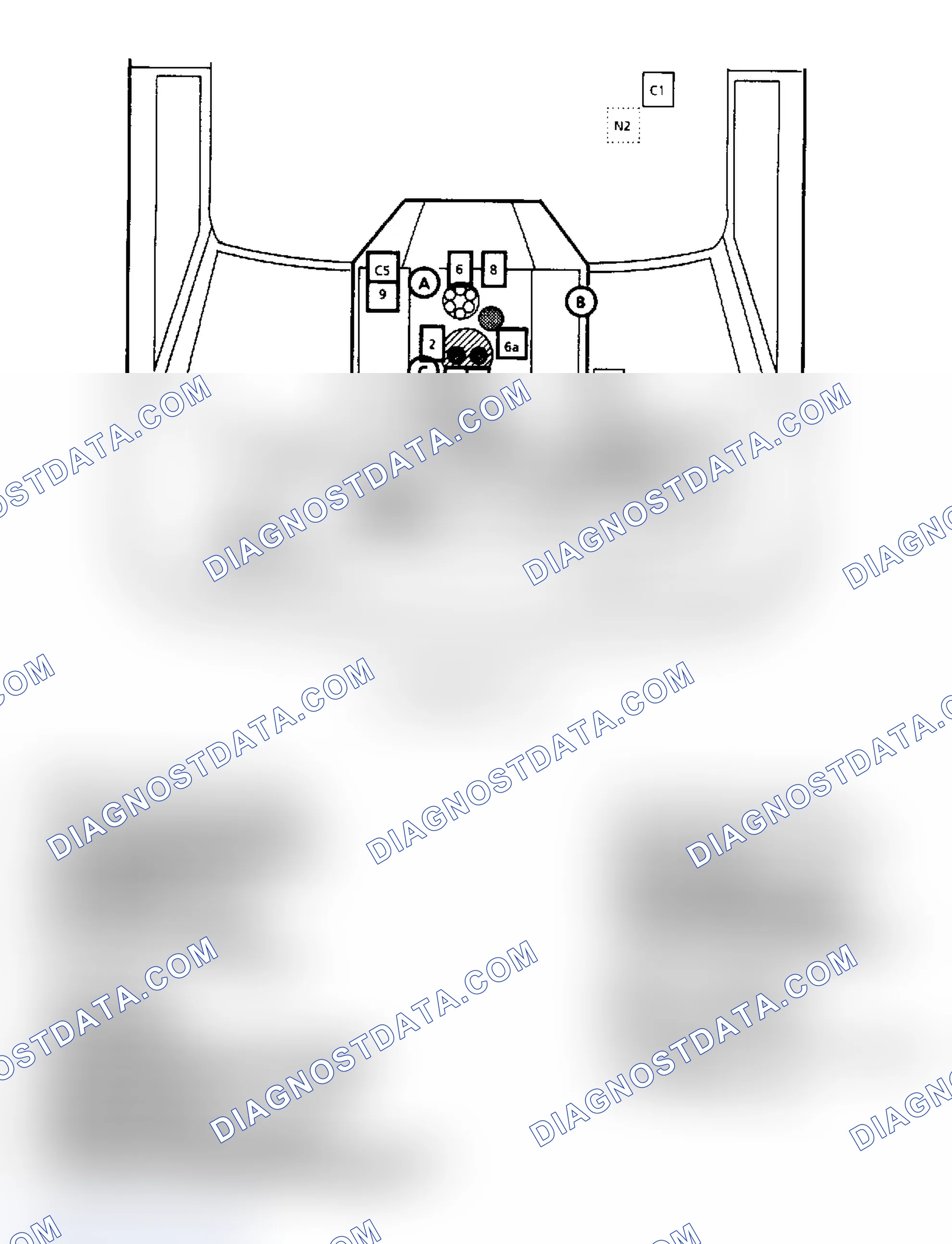 Scheme 147: Component Locations for "G" Series 7.4L