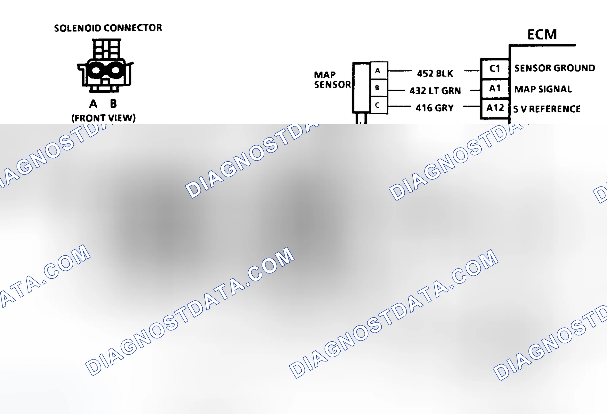 Scheme 19: Code 31 Schematic - MAP Sensor (Signal Voltage Low)