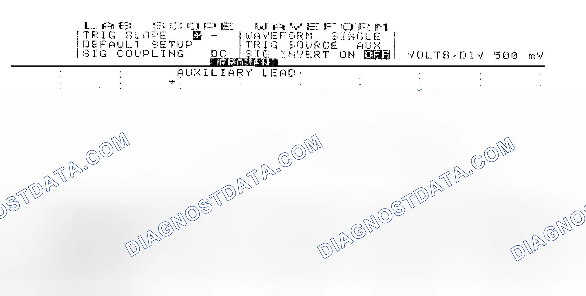 Scheme 14: Single Injector w/Excessive Current Flow - Current Pattern