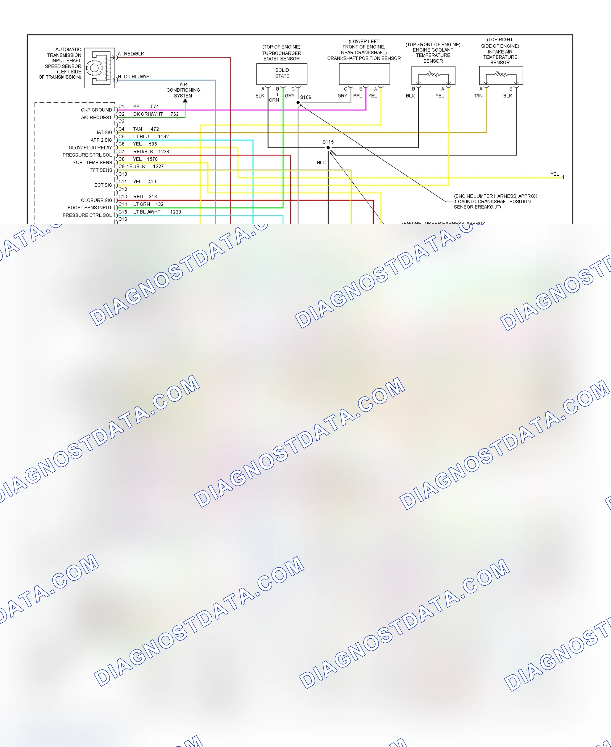 Scheme 58: PCM Wiring Diagram (Chevy Express & Savana - 6.5L - California - 1 Of 4)