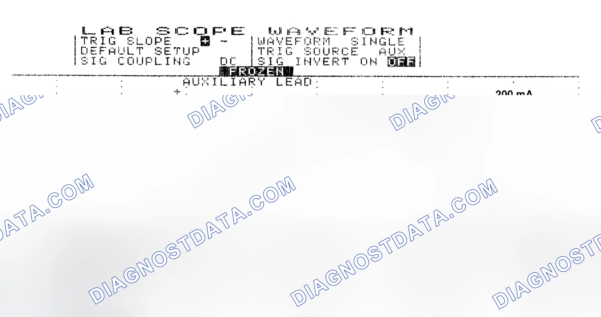 Scheme 13: Single Injector w/Normal Current Flow - Current Pattern