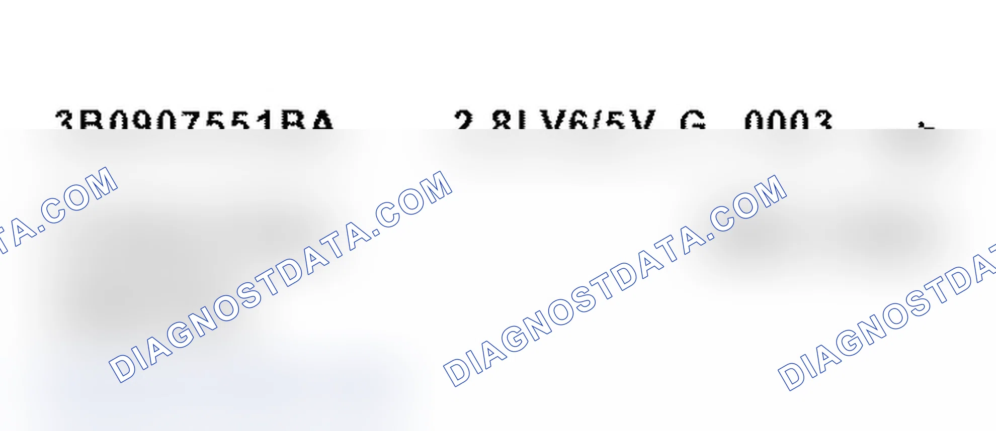 Scheme 412: Identifying VAG1551 Scan Tool (ST) Display - Control Module Identification (Example)