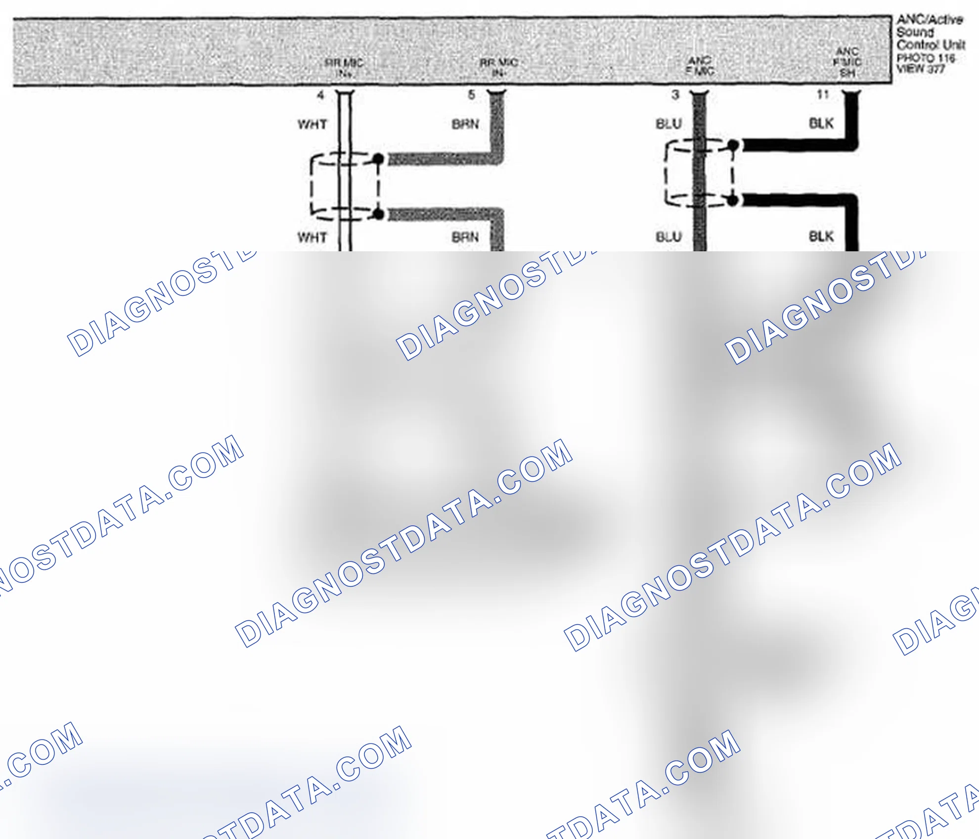Scheme 325: Audio System Circuit Diagram - Without Navigation (Page 150-6)