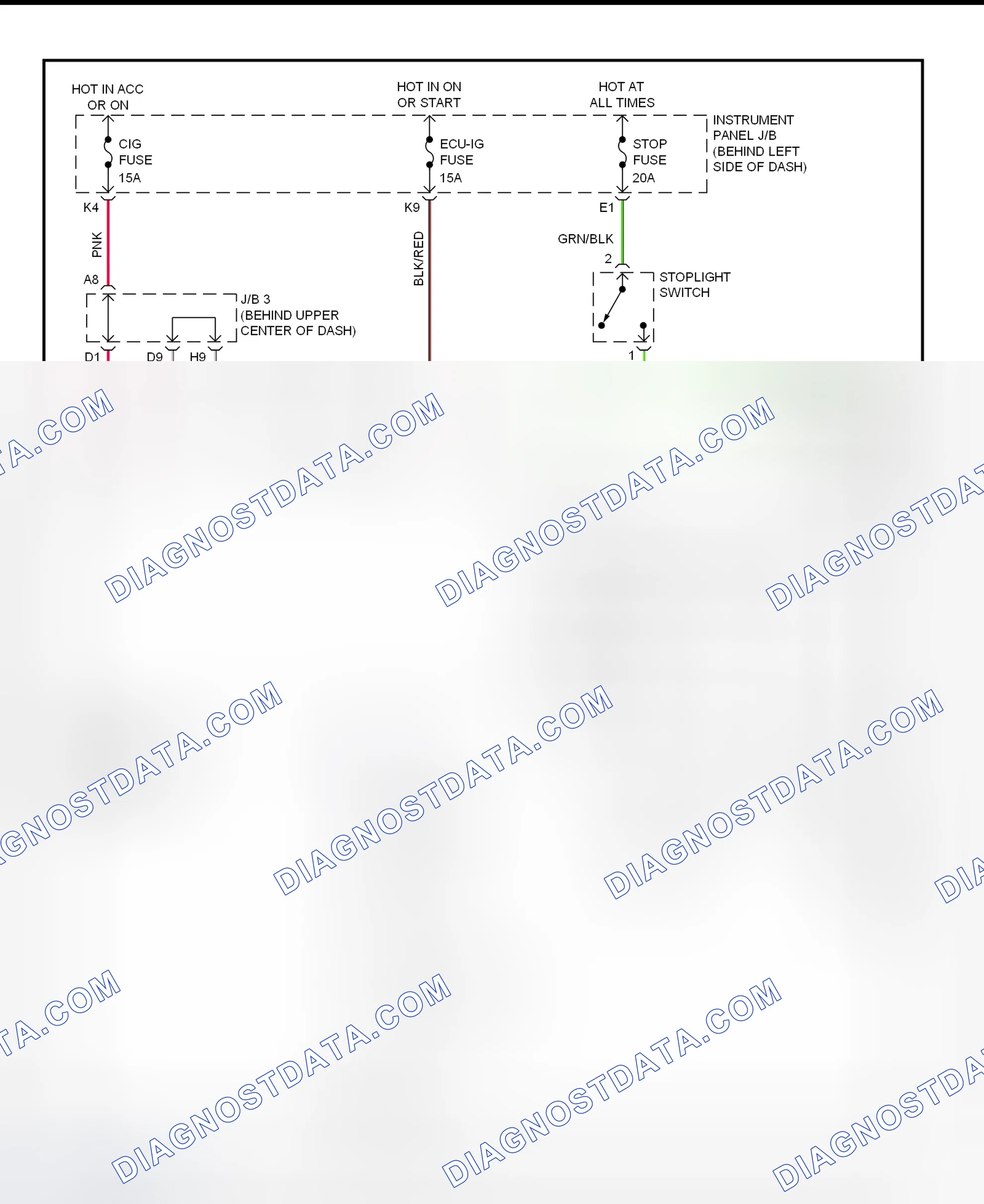 Scheme 116: Shift Lock System Wiring Diagram (Lexus RX300)