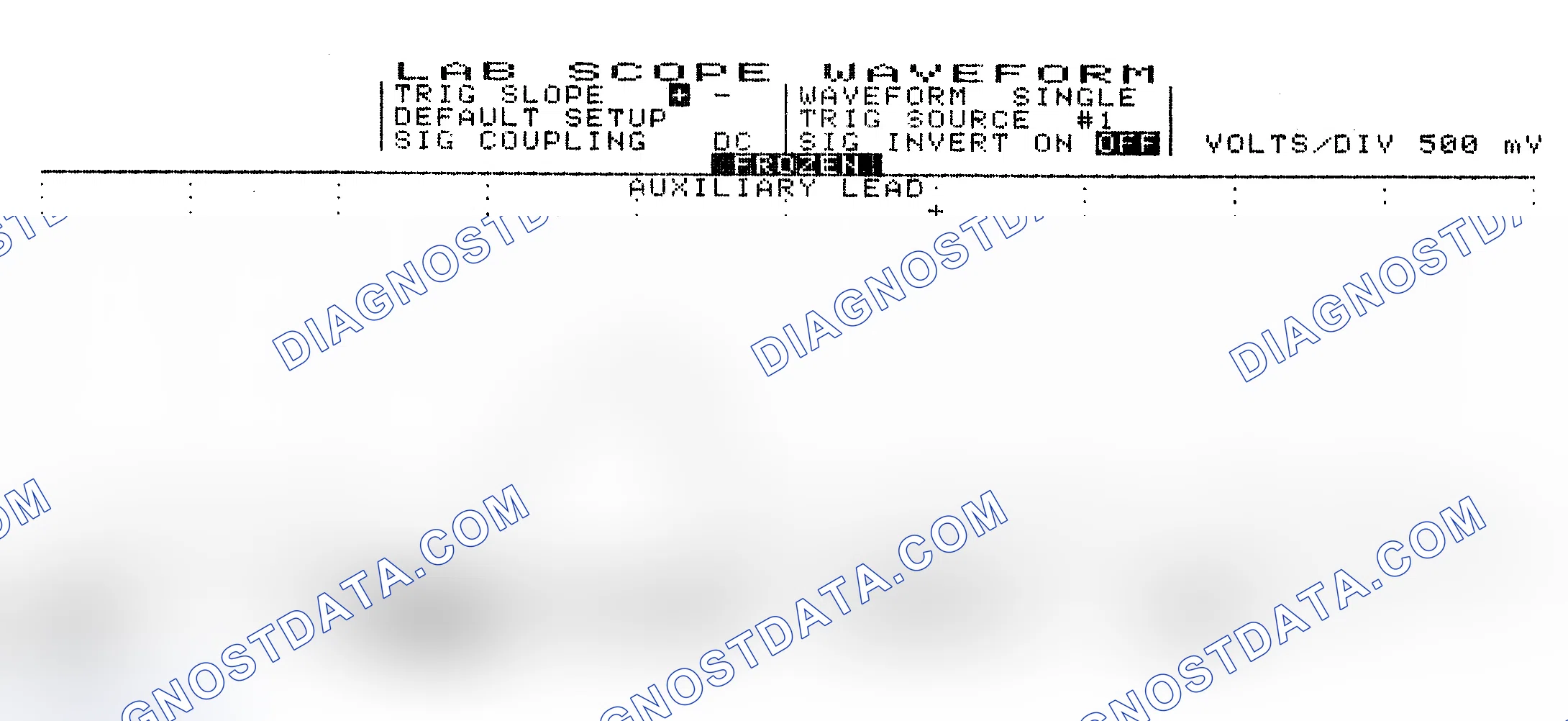 Scheme 10: Single Injector w/Excessive Current Flow - Current Pattern