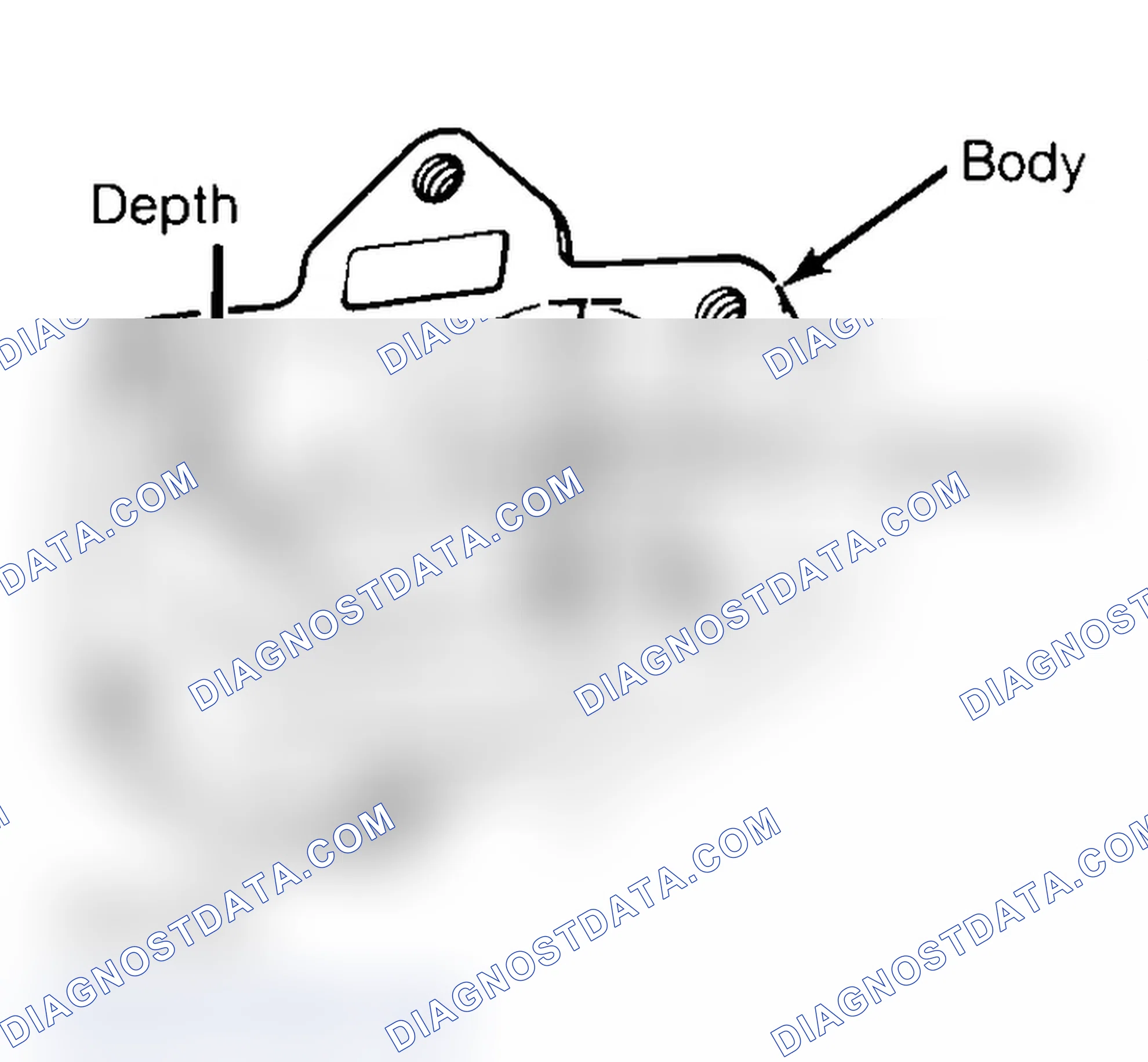 Scheme 35: Measuring Oil Pump Gear Cavity