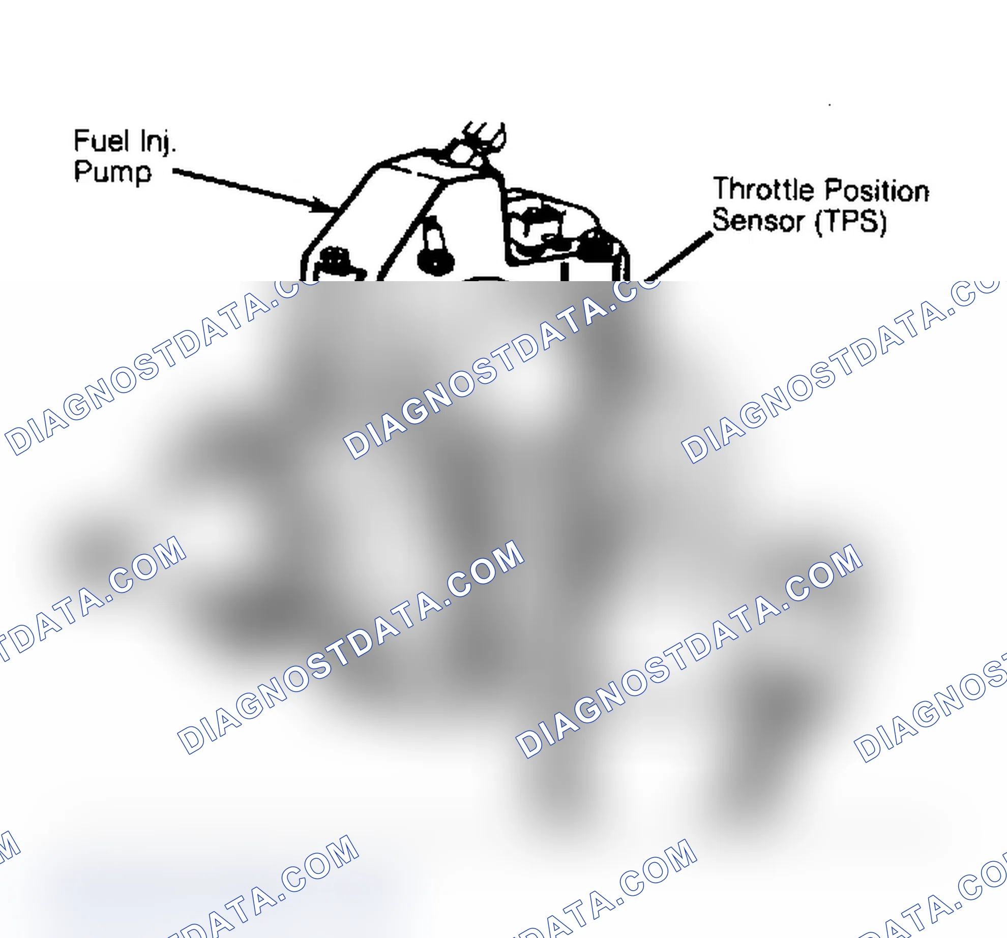 Scheme 231: Throttle Position Sensor Location