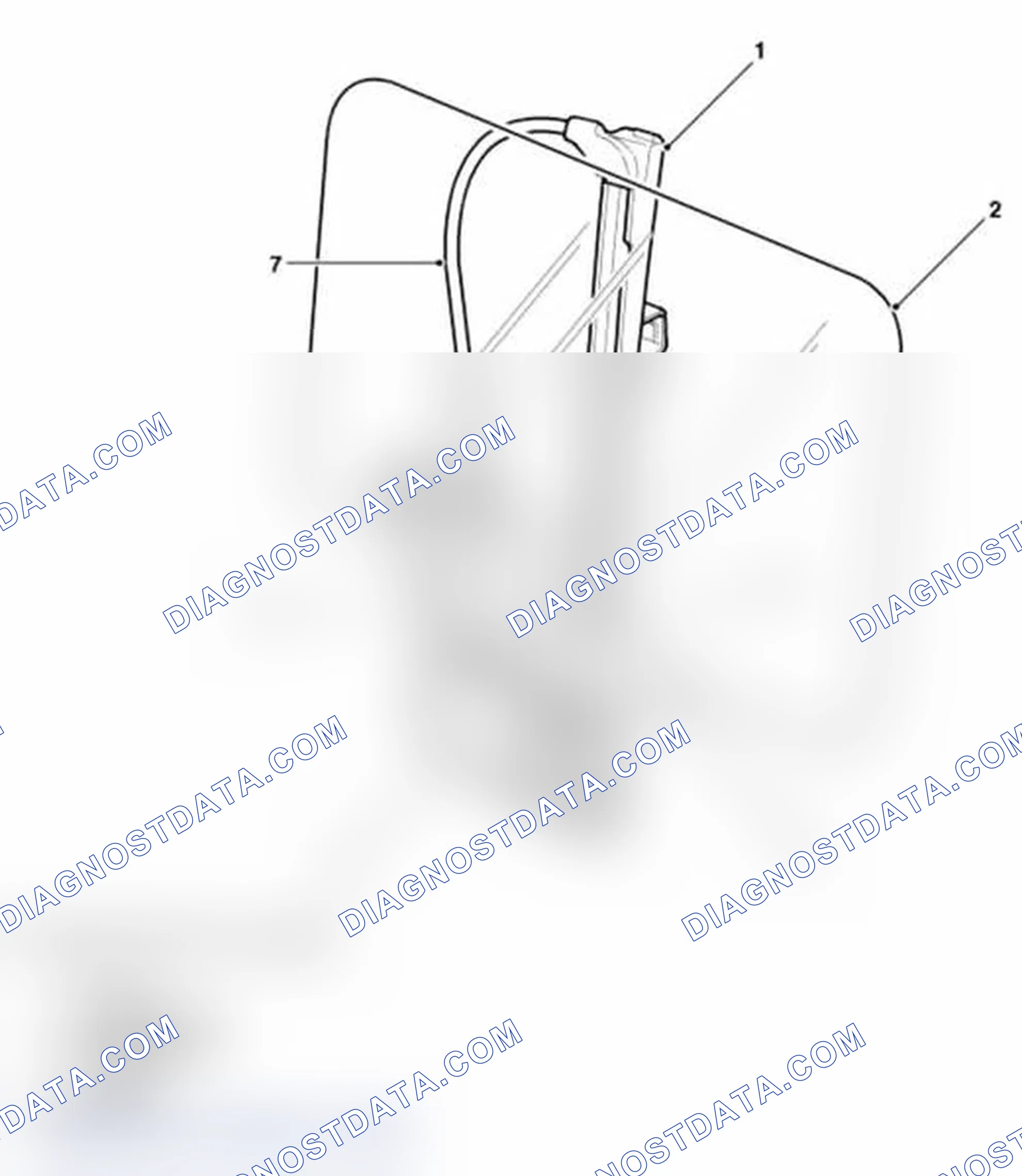 Scheme 21: REAR DOOR WINDOWS