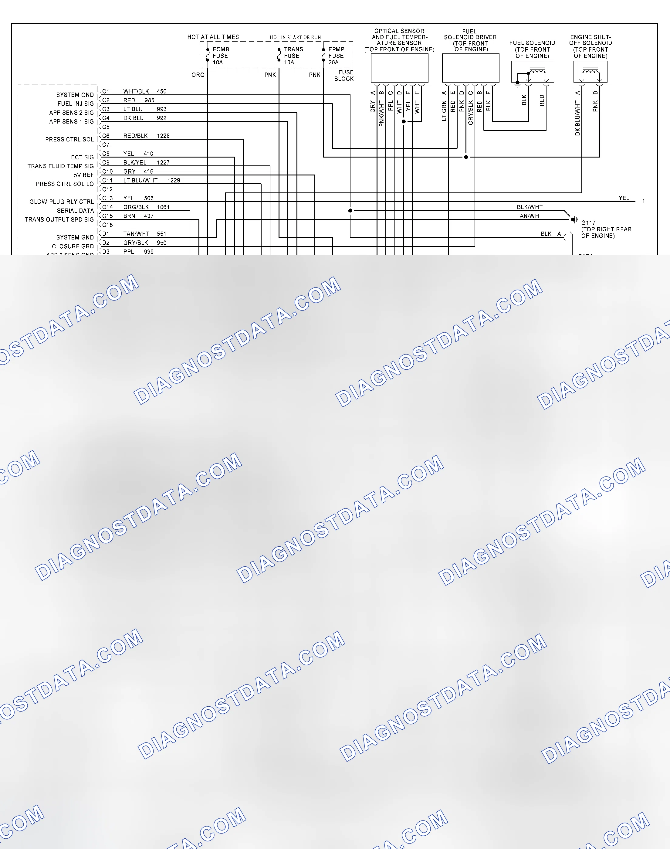 Scheme 270: Wiring Diagram (Van - VIN P With 4L60-E - 1 Of 2)