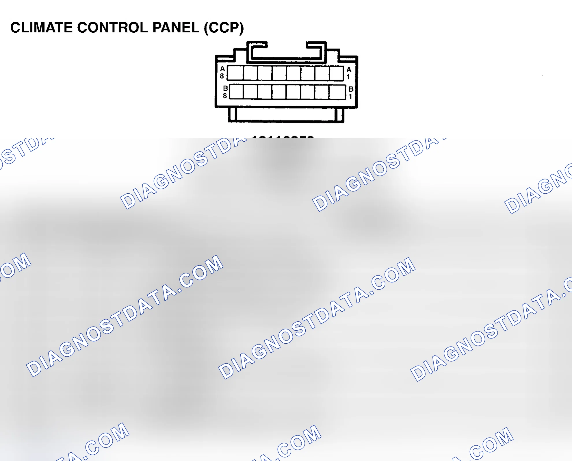 Scheme 106: CLIMATE CONTROL PANEL (CCP)