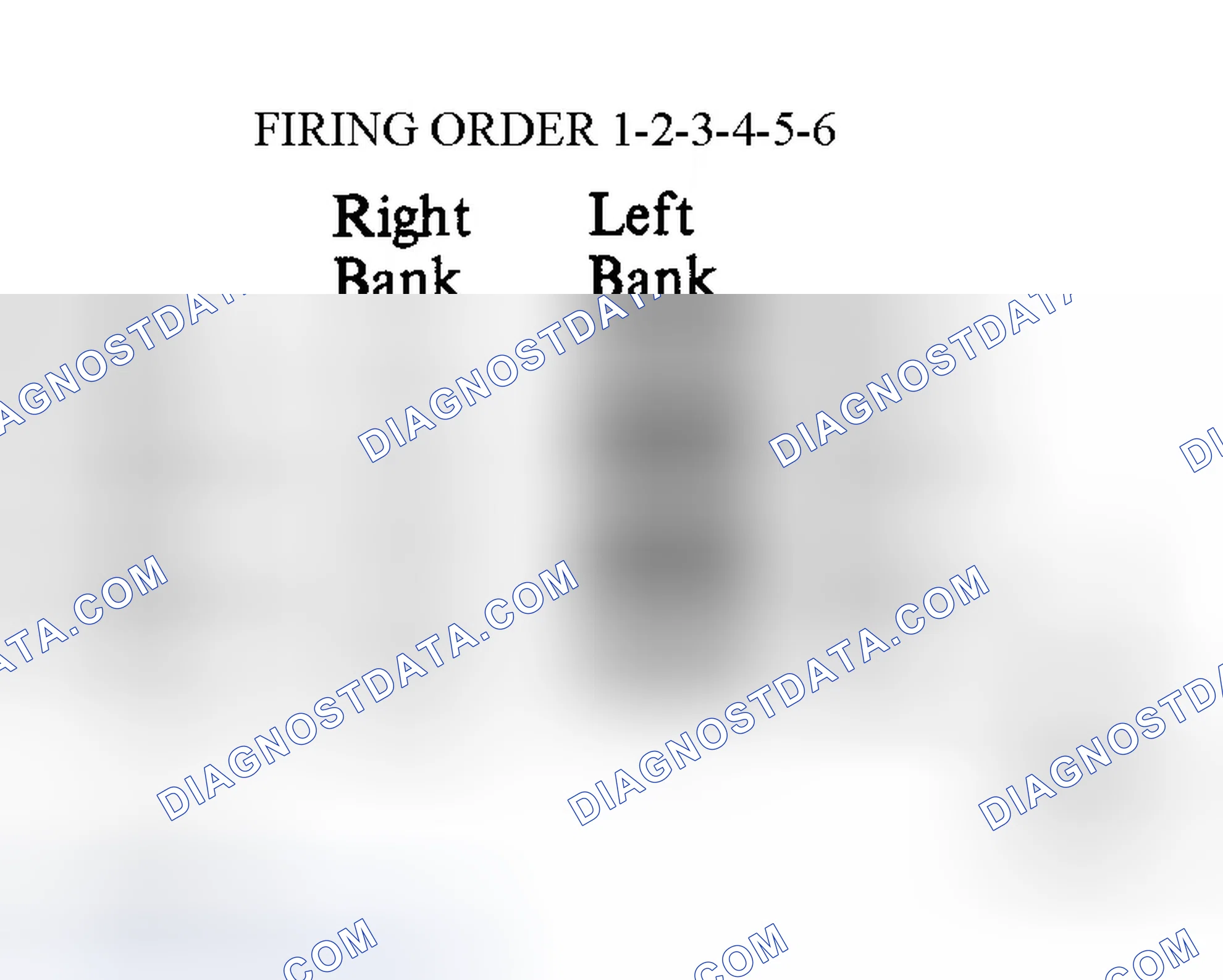 Scheme 4: Firing Order (Avalon 3.0L, Camry 3.0L, Camry Solara 3.0L, Highlander 3.0L & Sienna 3.0L)
