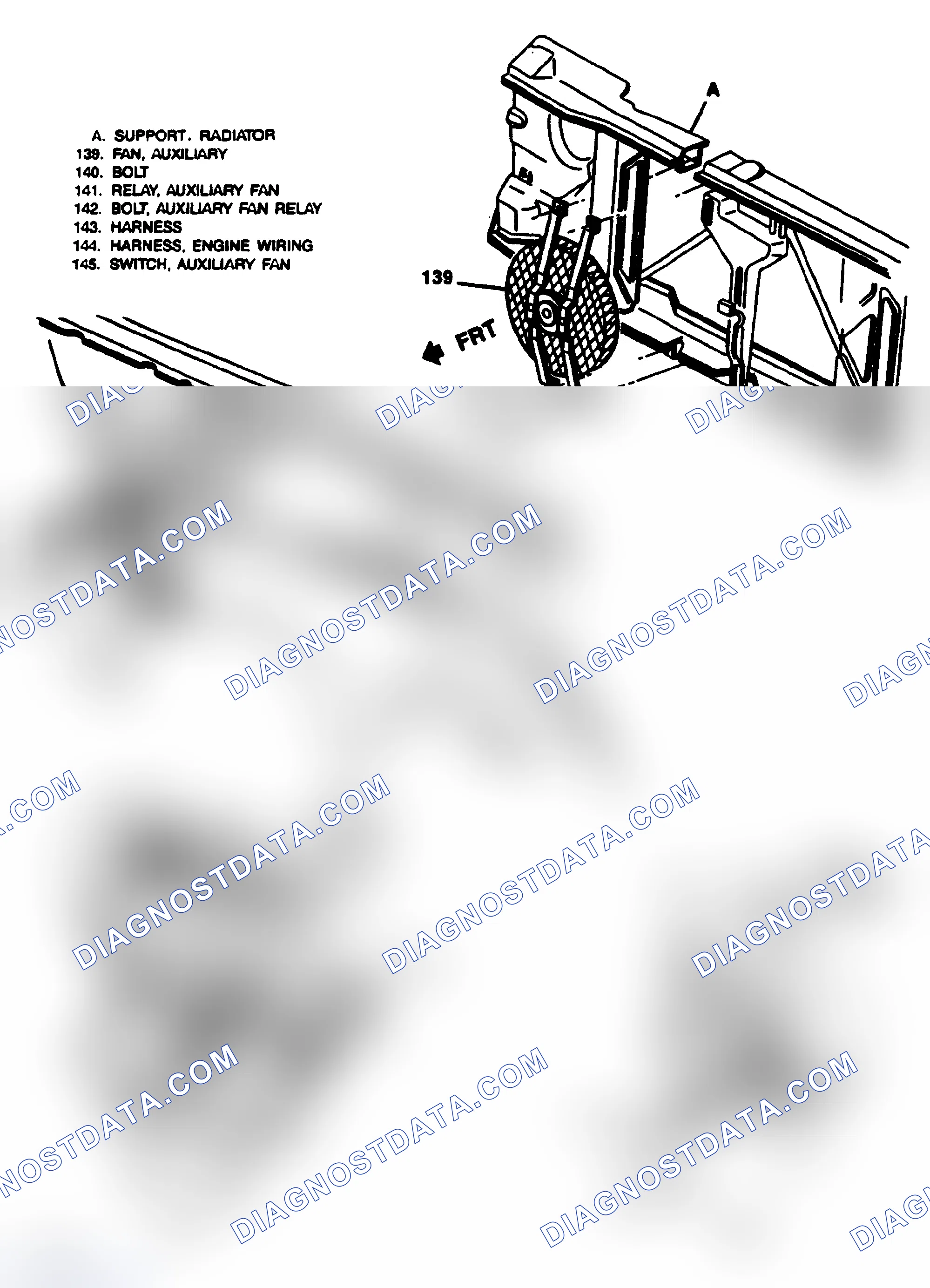 Scheme 2: Auxiliary Coolant Fan (Removal & Installation)