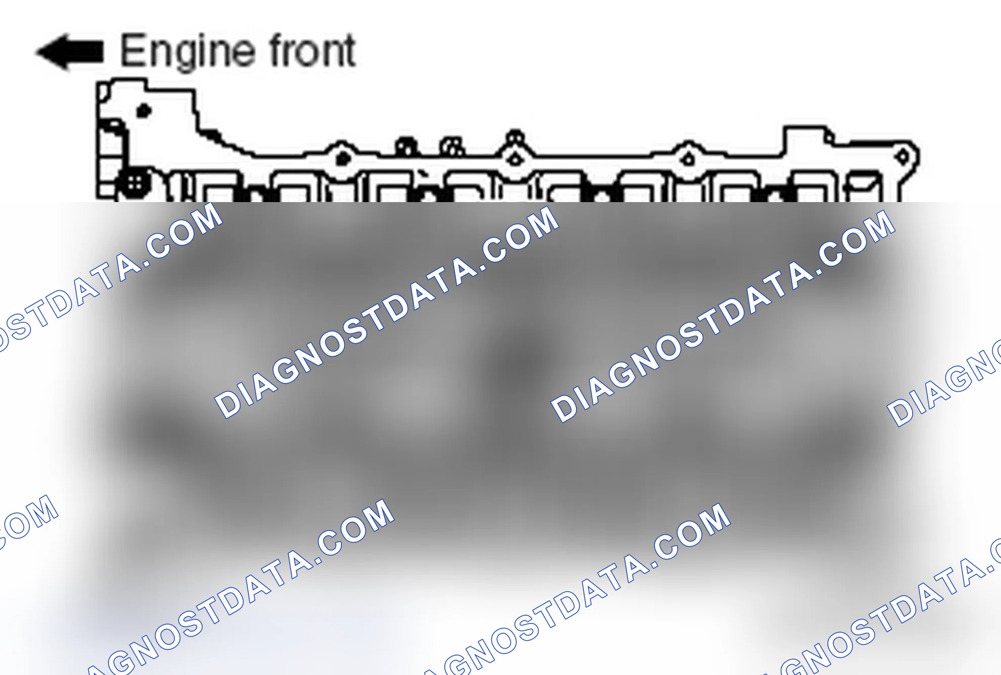 Scheme 86: << E >> CYLINDER HEAD BOLT/CYLINDER HEAD BOLT WASHER/CYLINDER HEAD BOLT AND WASHER ASSEMBLY REMOVAL