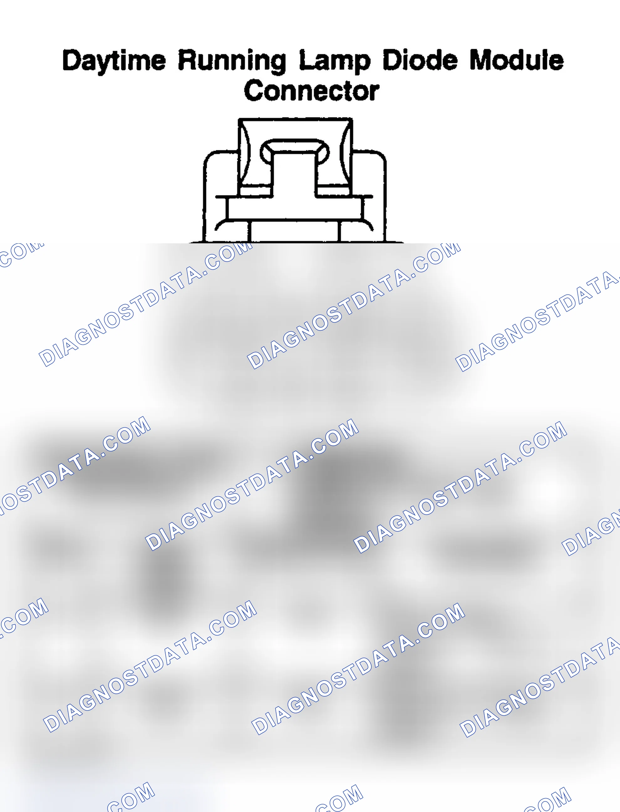 Scheme 137: DAYTIME RUNNING LAMP DIODE MODULE