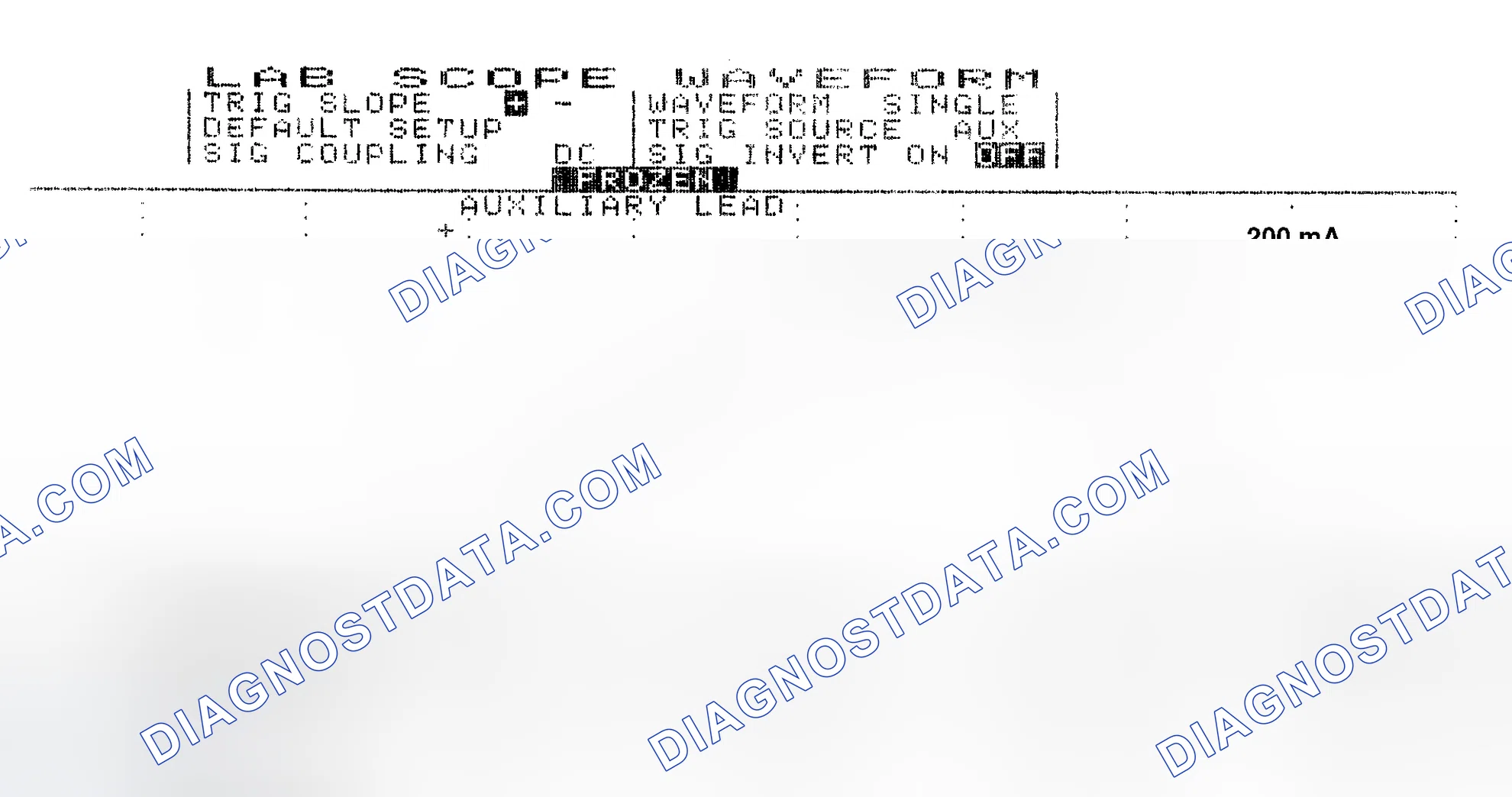 Scheme 13: Single Injector w/Normal Current Flow - Current Pattern