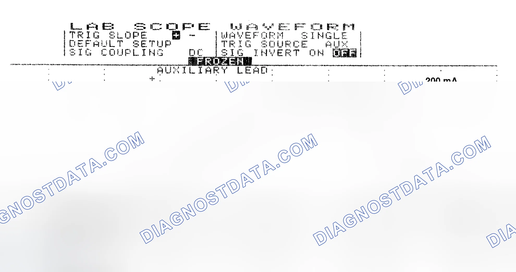 Scheme 13: Single Injector w/Normal Current Flow - Current Pattern