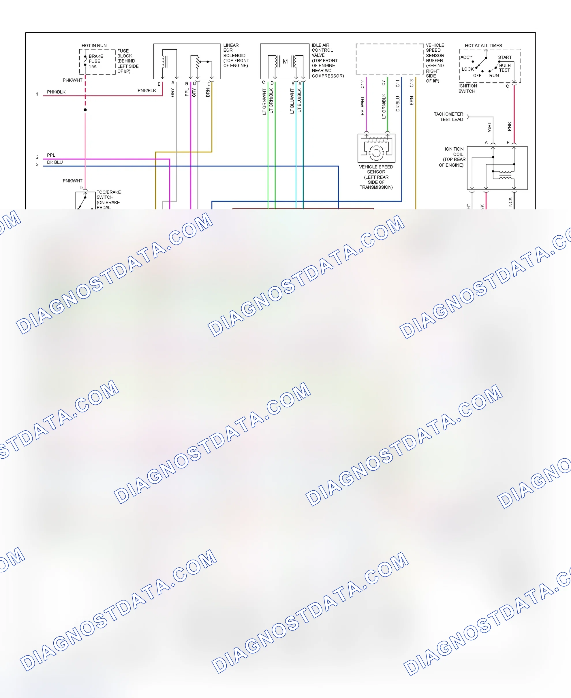 Scheme 299: Wiring Diagram (Astro & Safari 4.3L - 2 Of 2)