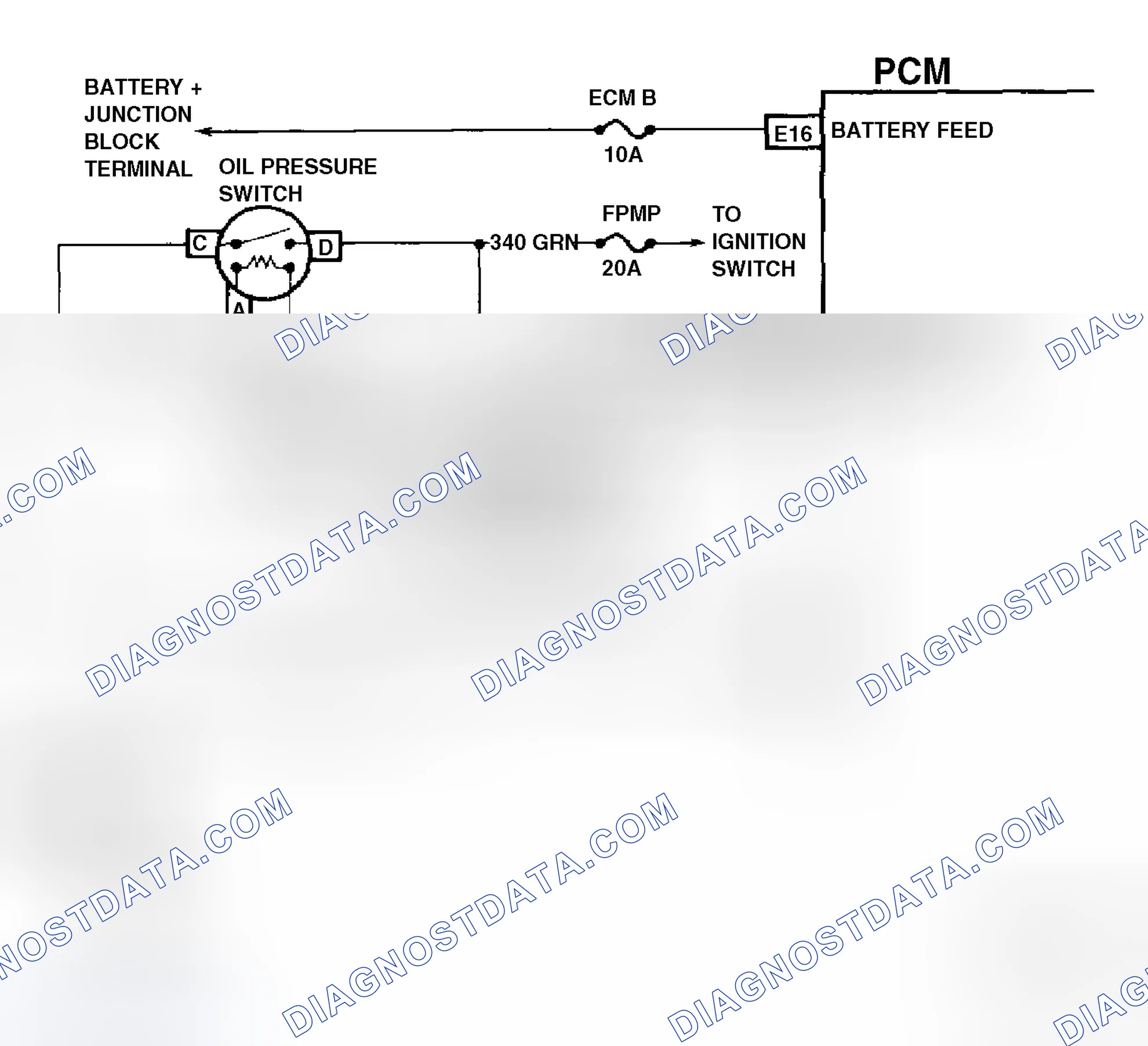 Scheme 139: Code 54 Schematic ("G" Series) Fuel Pump Circuit
