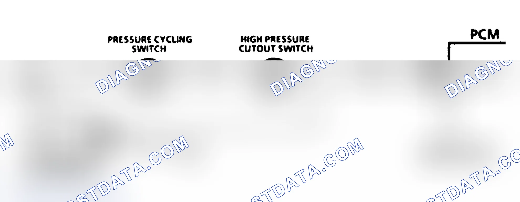 Scheme 243: A/C Clutch Circuit Schematic - 7.4L VIN H ("G" Series) A/C Request Signal Circuit Diagnosis