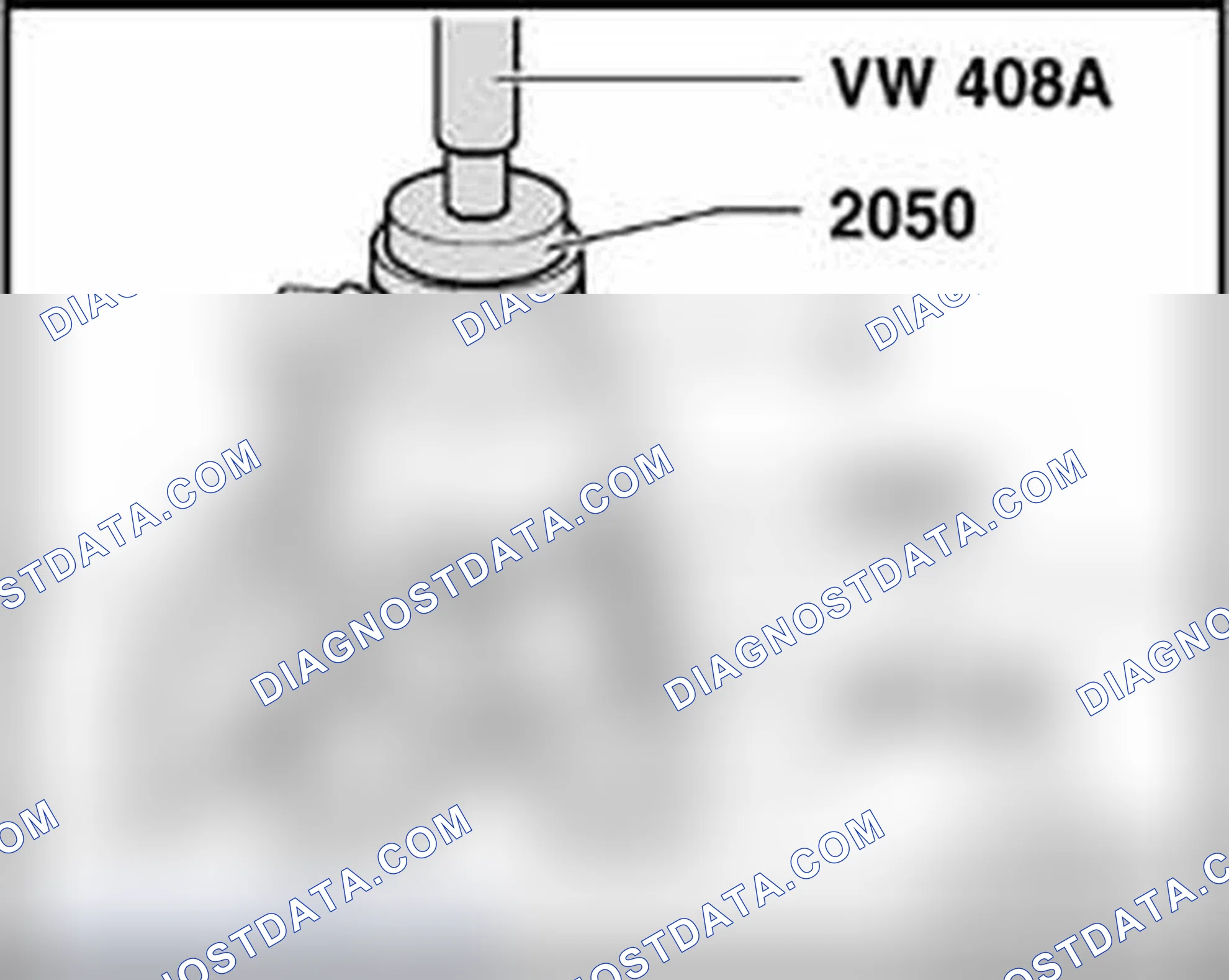 Scheme 205: Pressing wheel bearing into wheel bearing housing