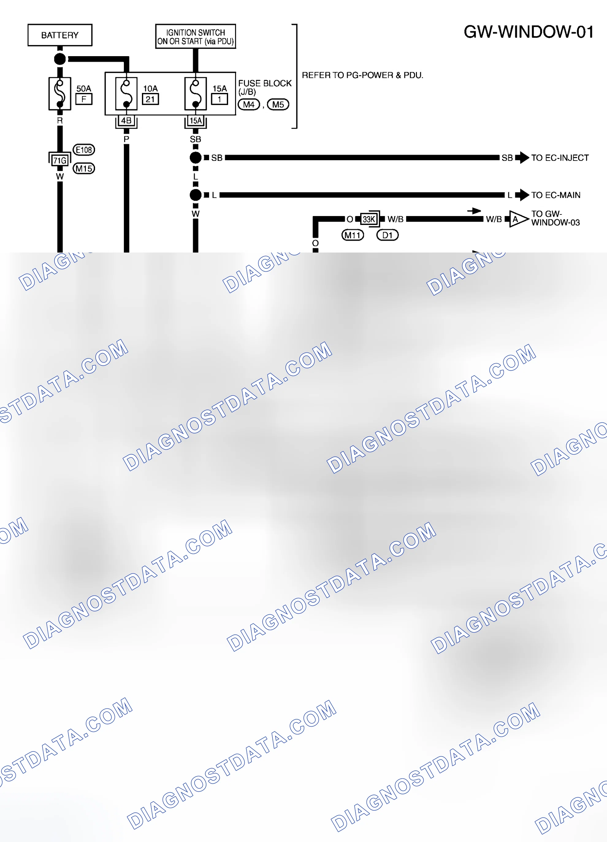 Scheme 111: Wiring Diagram - WINDOW