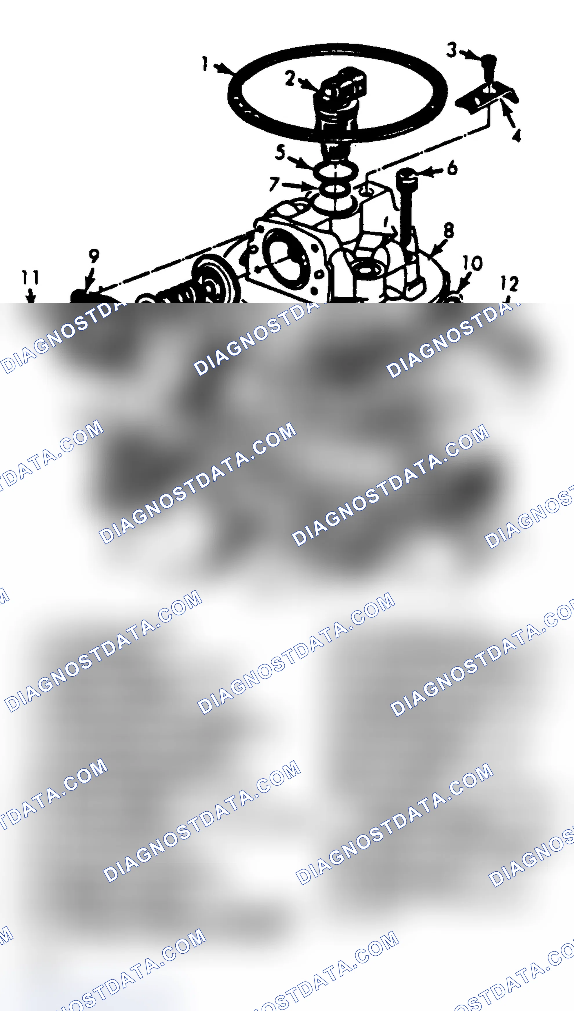 Scheme 11: Disassembly (Fuel Meter Assembly - Model 700)