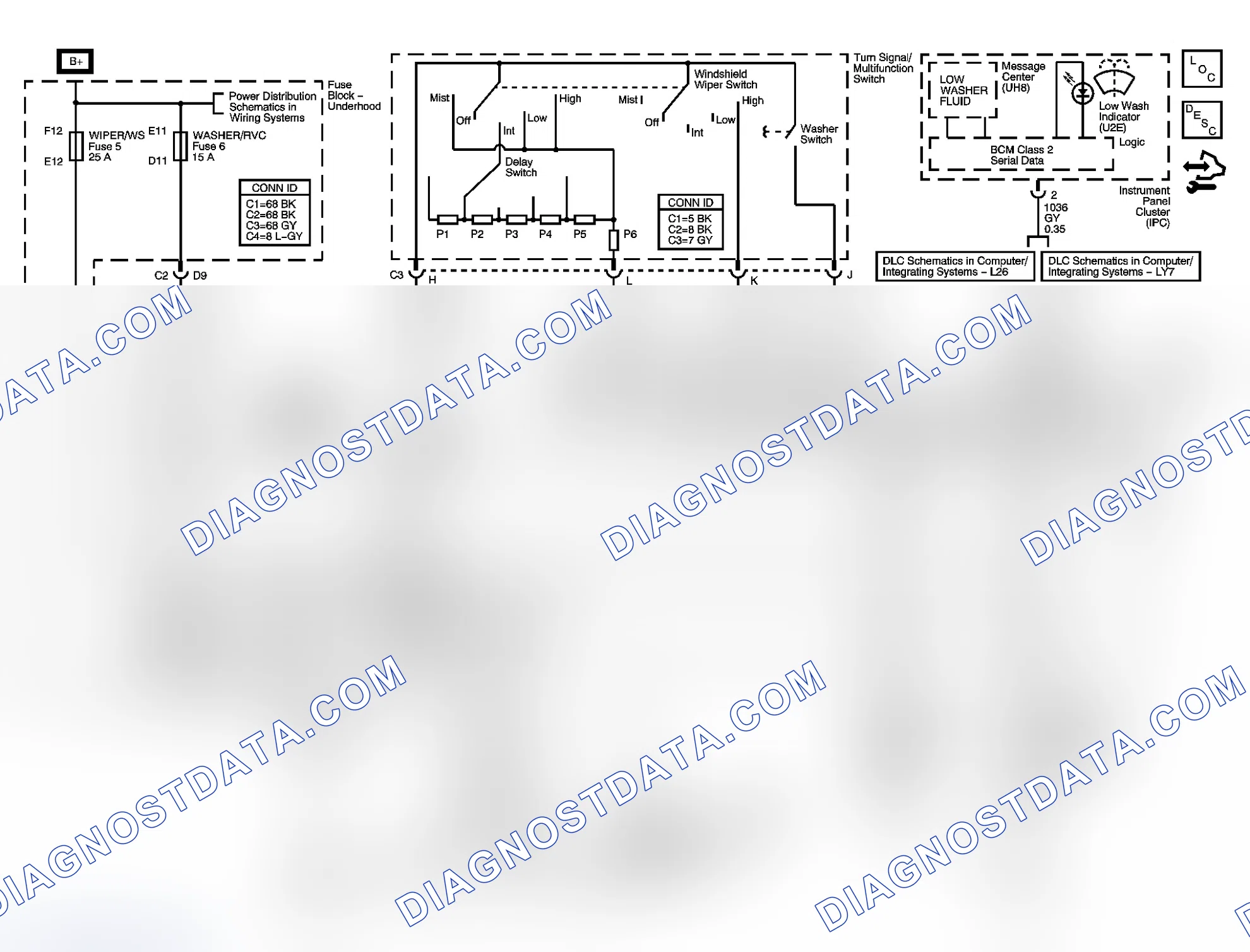 Scheme 1: Wiper/Washer System Schematics
