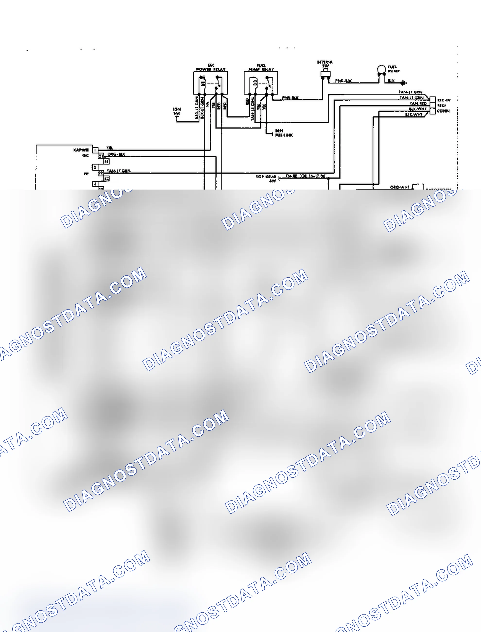 Scheme 20: 1.9L MPFI System Wiring Diagram