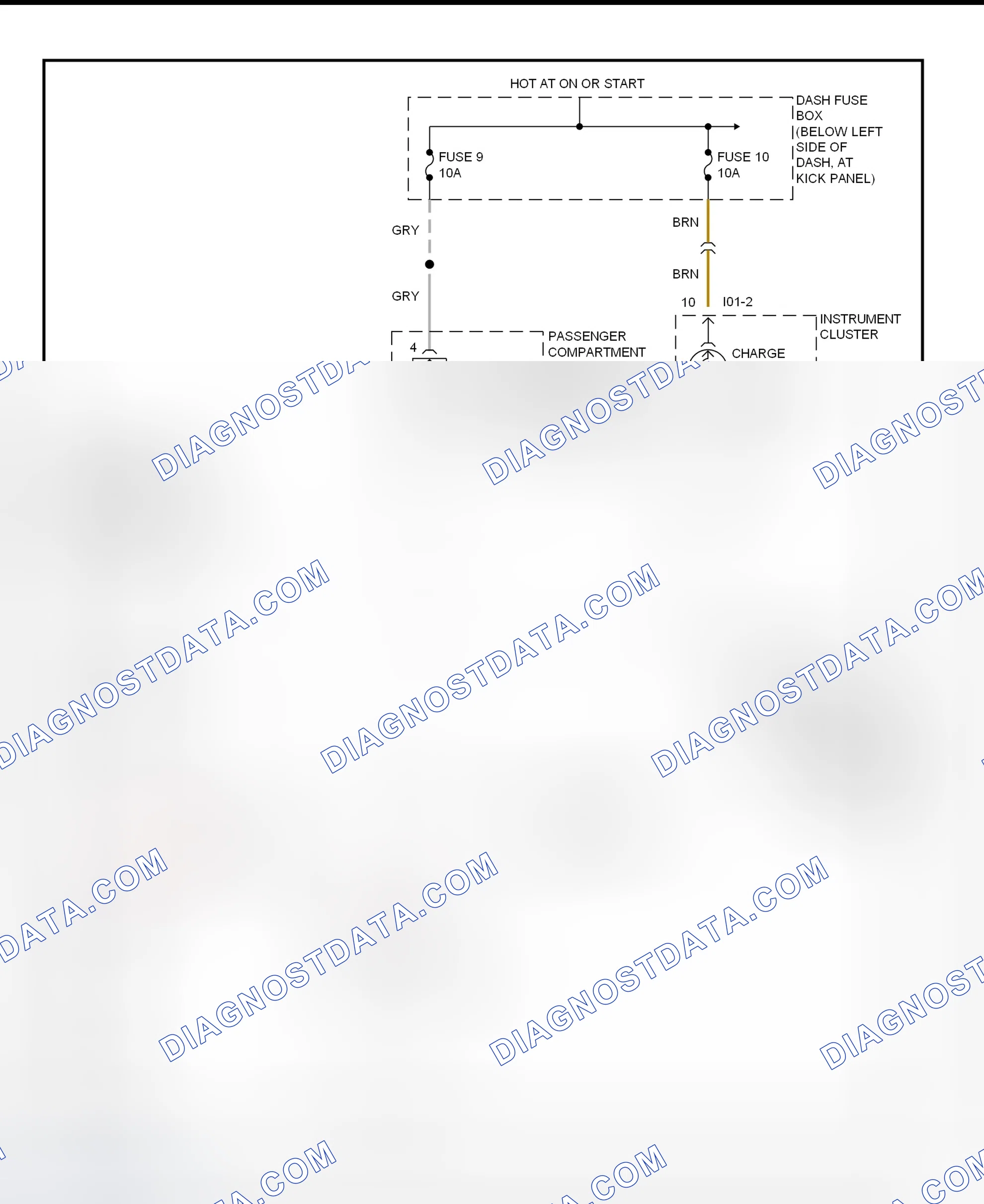 Scheme 6: Charging System Wiring Diagram (Tiburon)