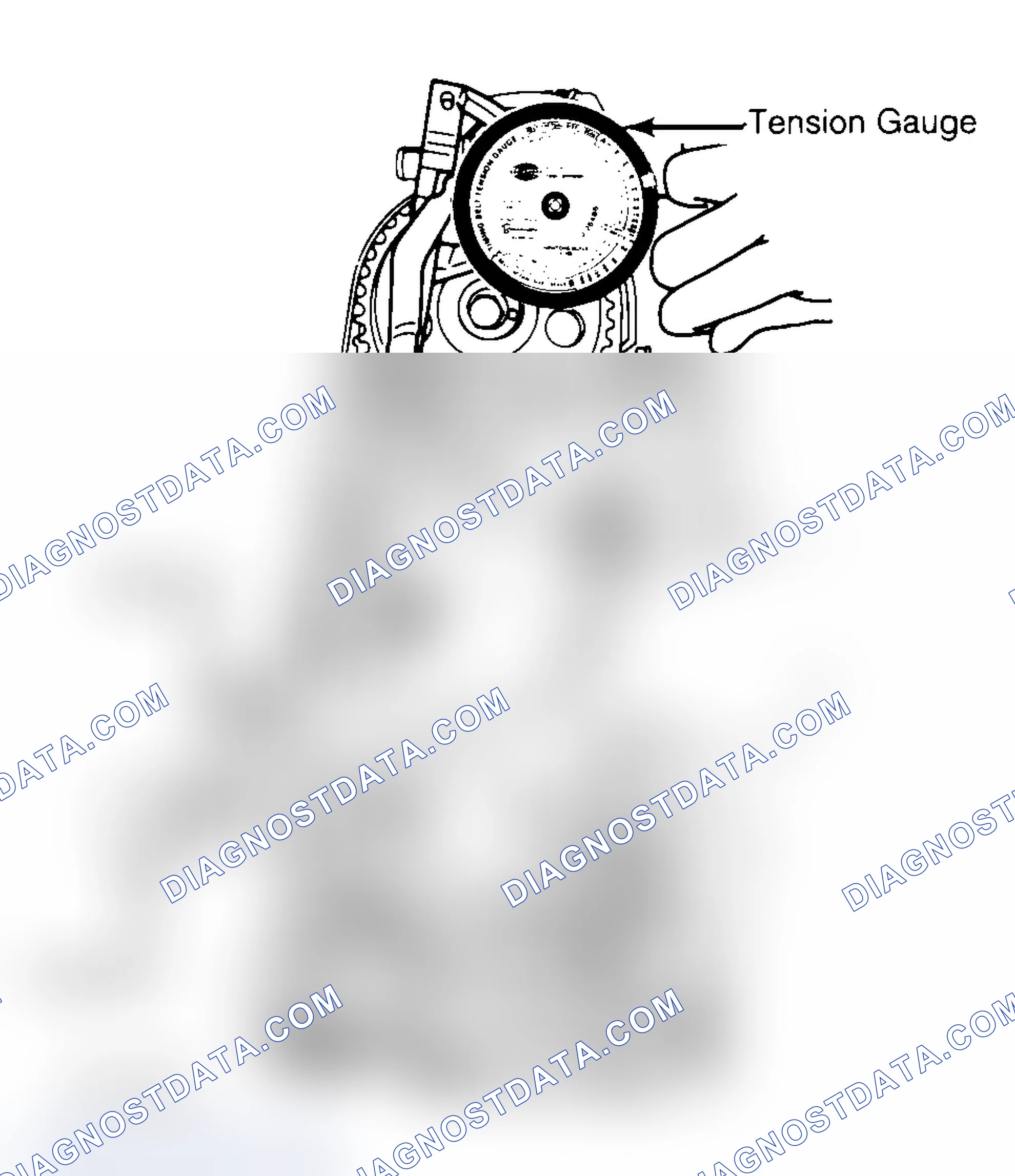 Scheme 28: Adjusting Typical Timing Belt Tension