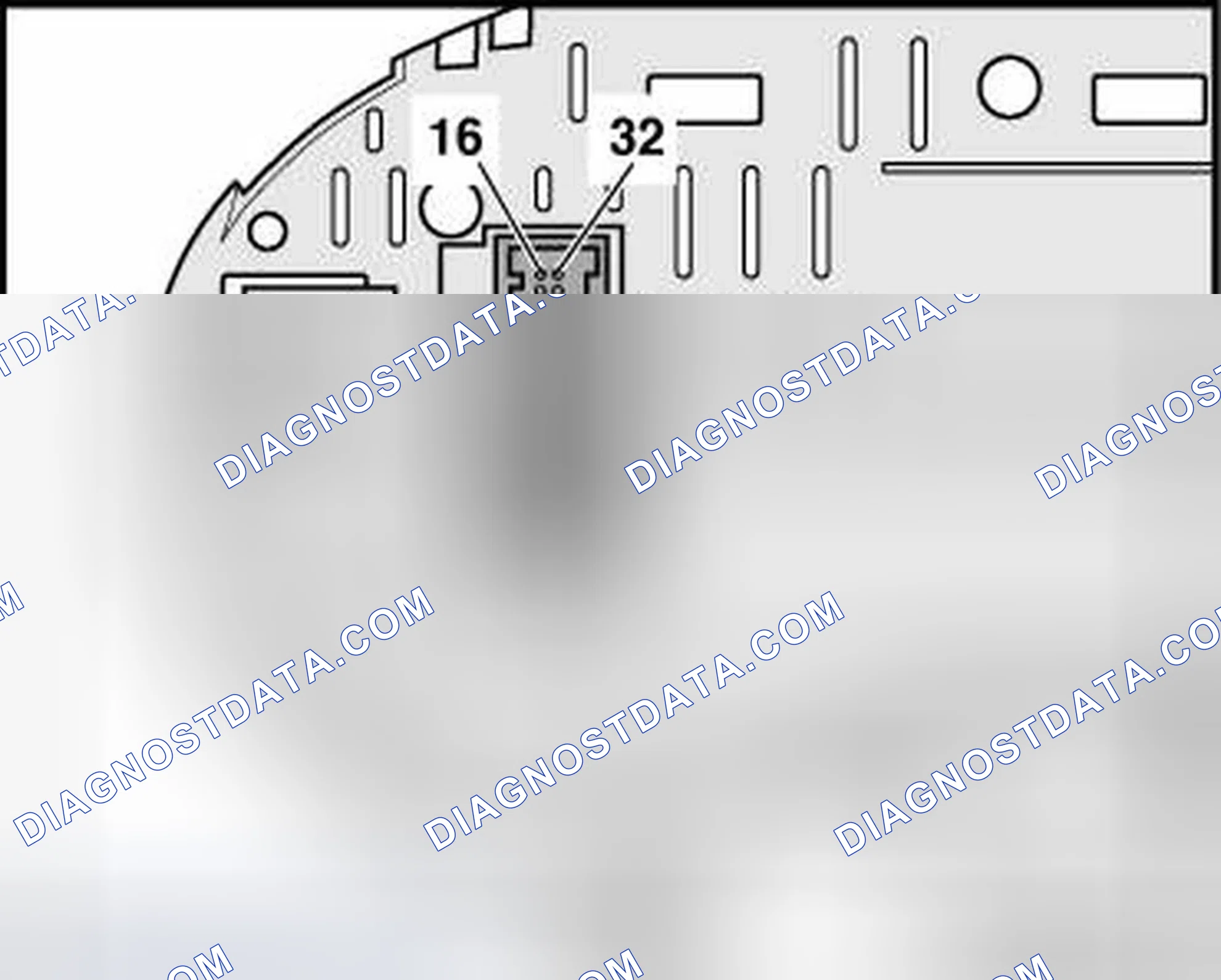 Scheme 7: INSTRUMENT CLUSTER MULTI-PIN CONNECTORS, CONTACT ASSIGNMENT