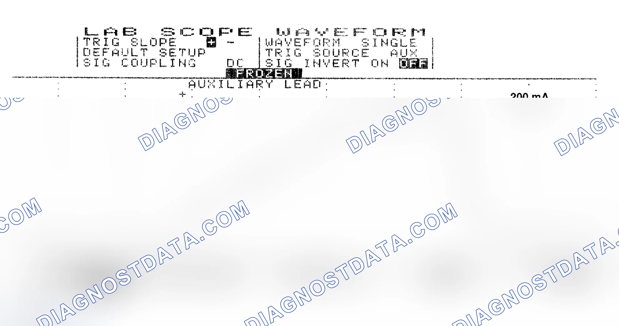 Scheme 13: Single Injector w/Normal Current Flow - Current Pattern