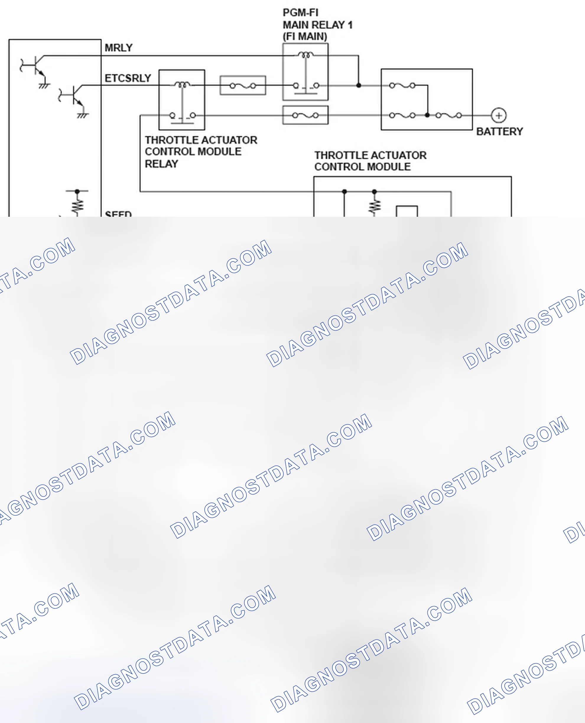 Scheme 172: Throttle Position (TP) Sensor A Circuit - Wiring Diagram