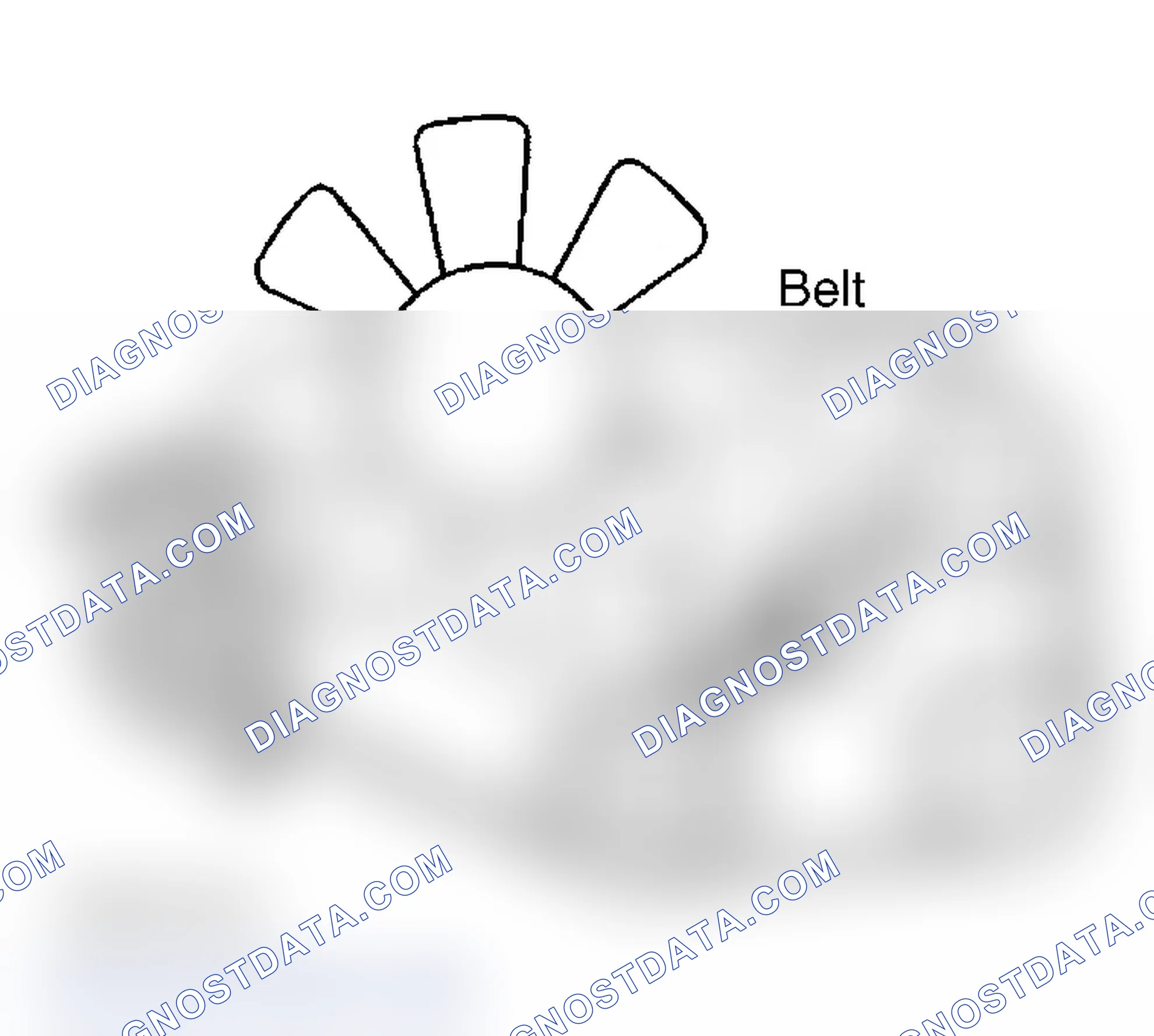 Scheme 10: Serpentine Belt Routing (2.5L Tracker)