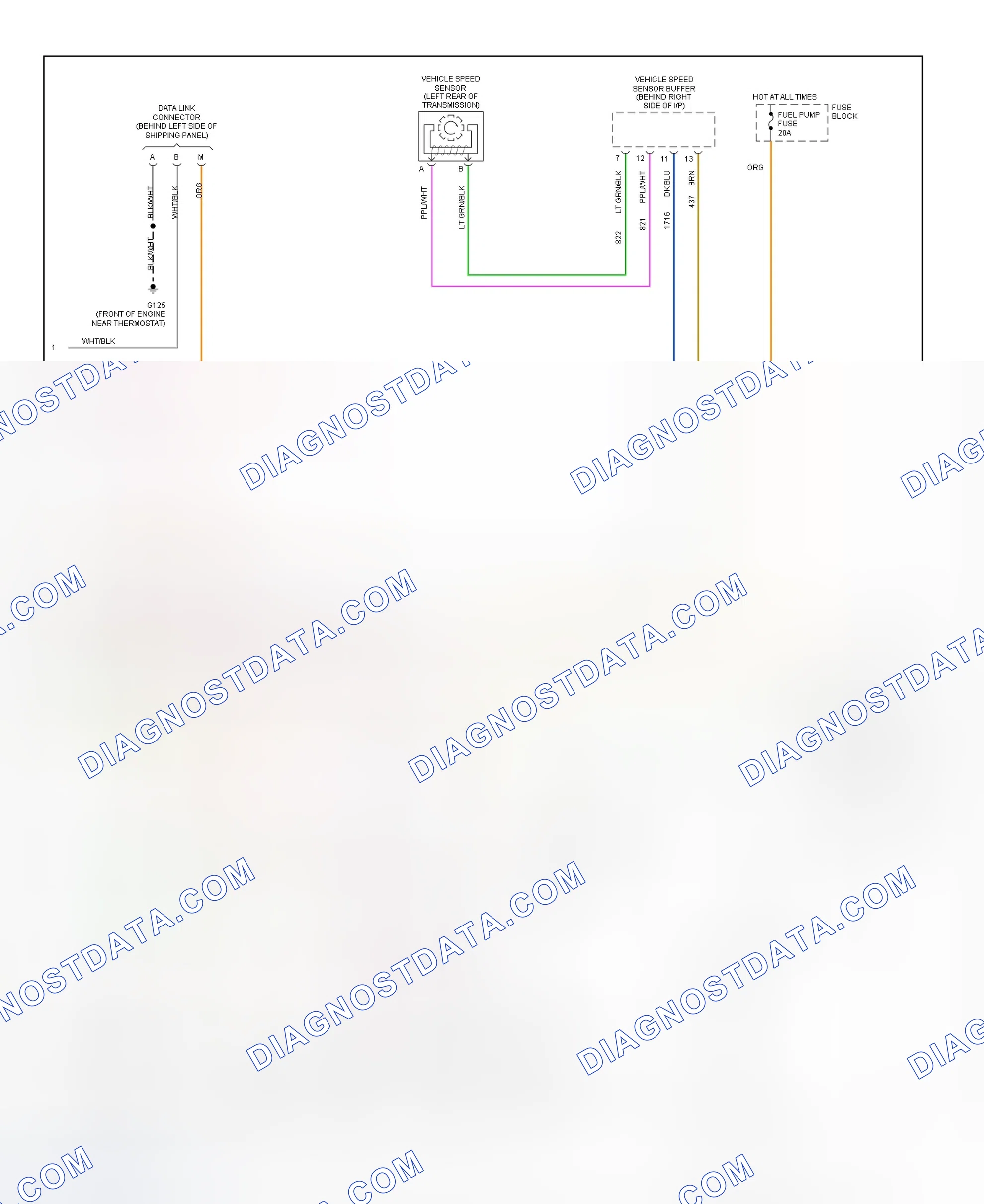 Scheme 279: Wiring Diagram ("P" Series - Cutaway - 7.4L - 3 Of 3)