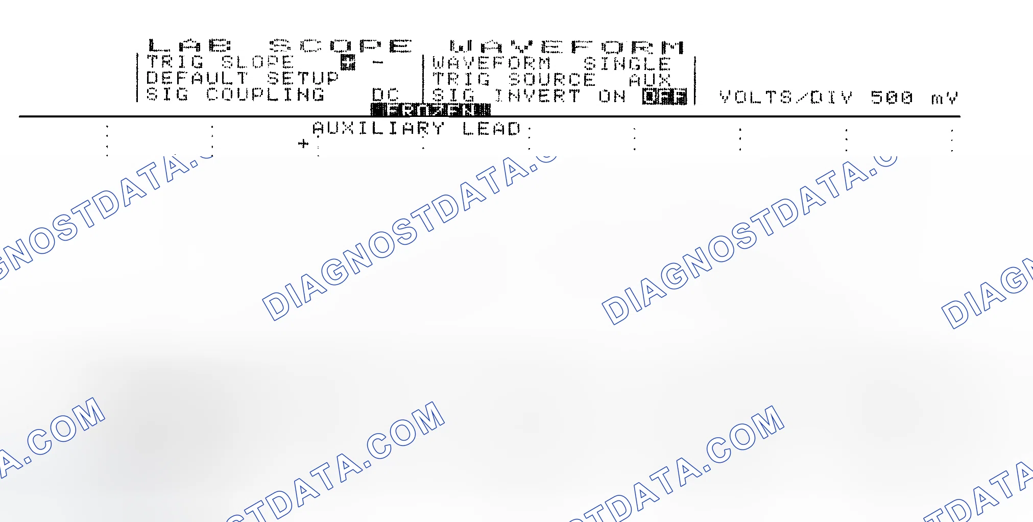 Scheme 14: Single Injector w/Excessive Current Flow - Current Pattern