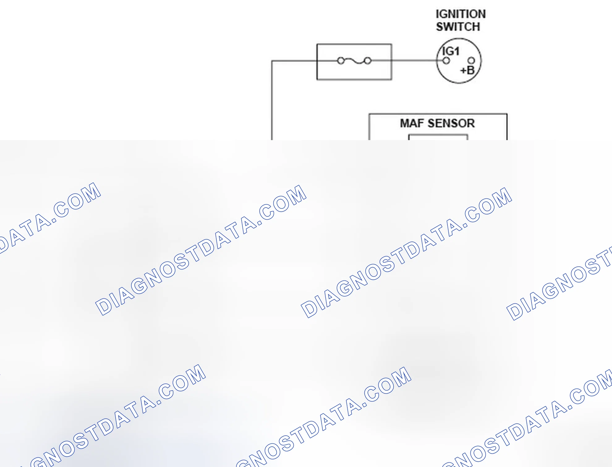 Scheme 27: Mass Airflow (MAF) Sensor Circuit Diagram