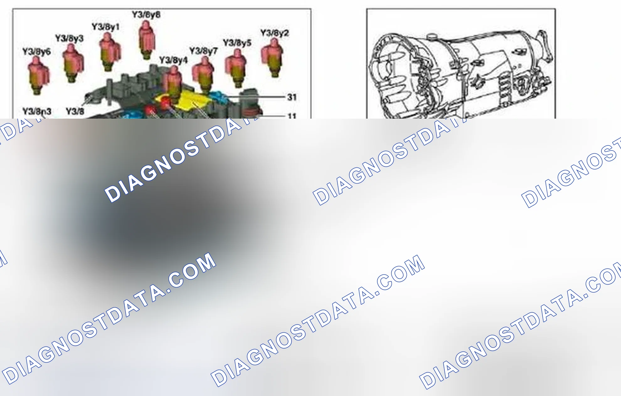 Scheme 48: Identifying Control Solenoid Valve - Transmission 722.9
