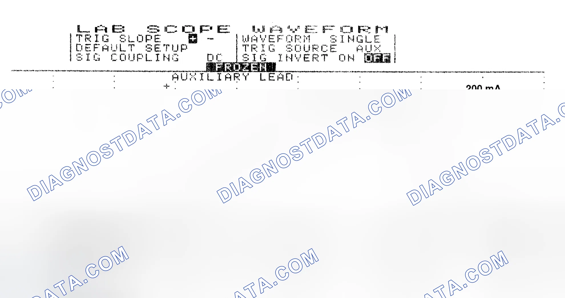 Scheme 13: Single Injector w/Normal Current Flow - Current Pattern