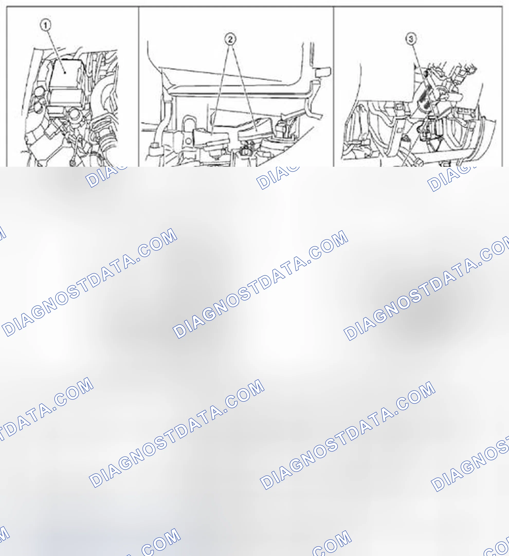 Scheme 8: Door Lock Function: Component Parts Location - King Cab [Remote Keyless Entry]