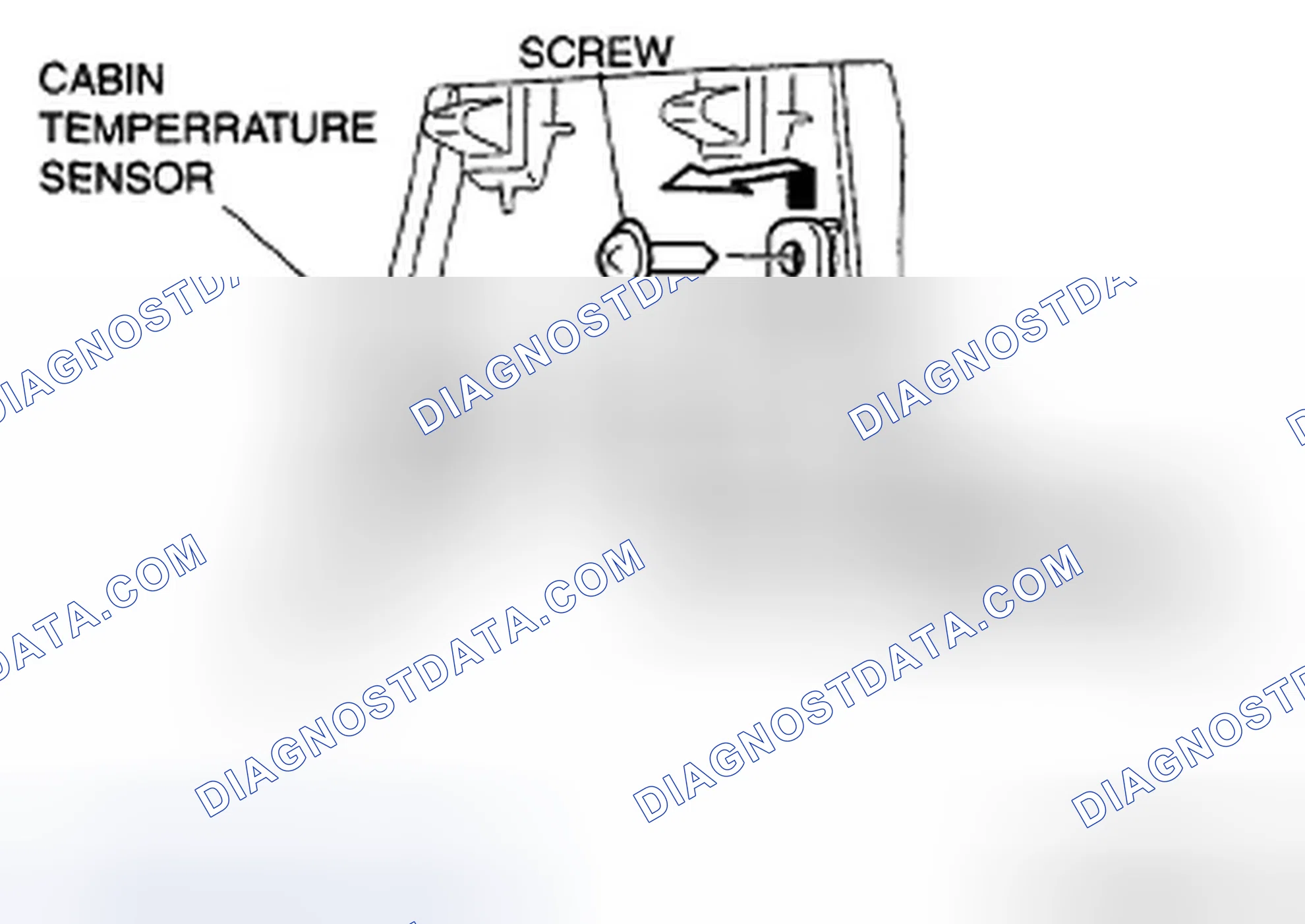 Scheme 47: CABIN TEMPERATURE SENSOR REMOVAL/INSTALLATION