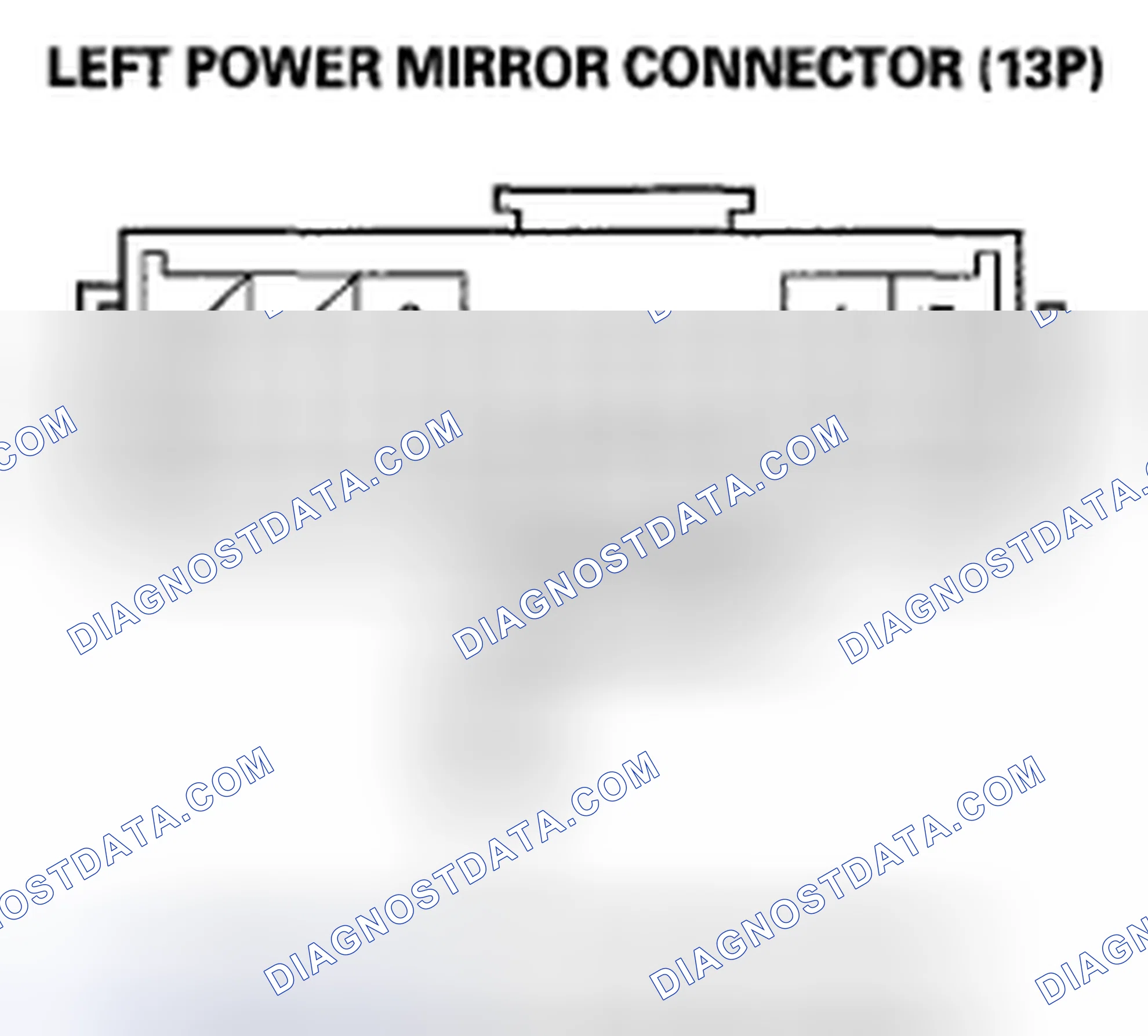 Scheme 63: DTC B1832: Left Mirror Horizontal Sensor Malfunction