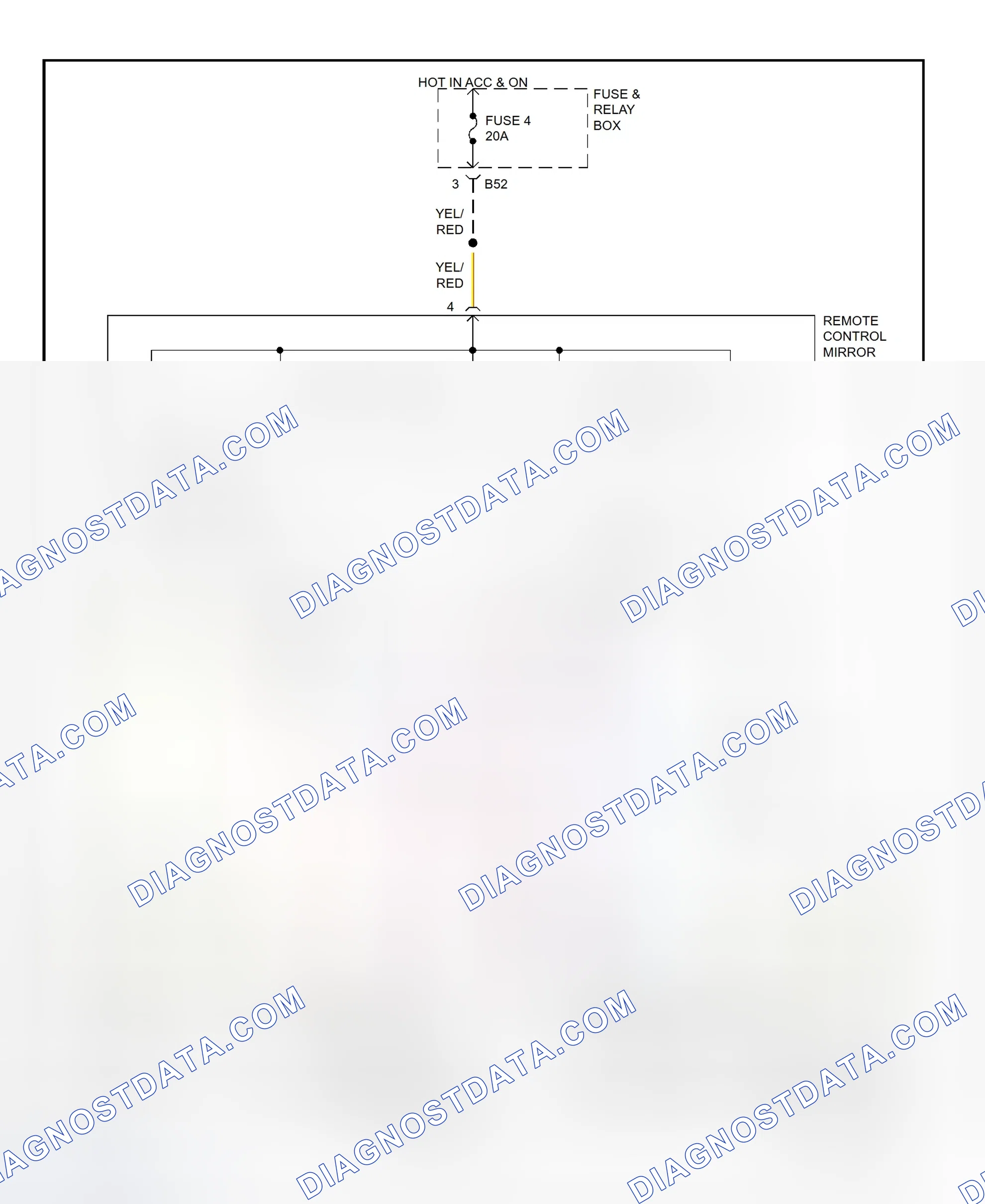Scheme 5: Power Mirror System Wiring Diagram (Legacy & Outback)