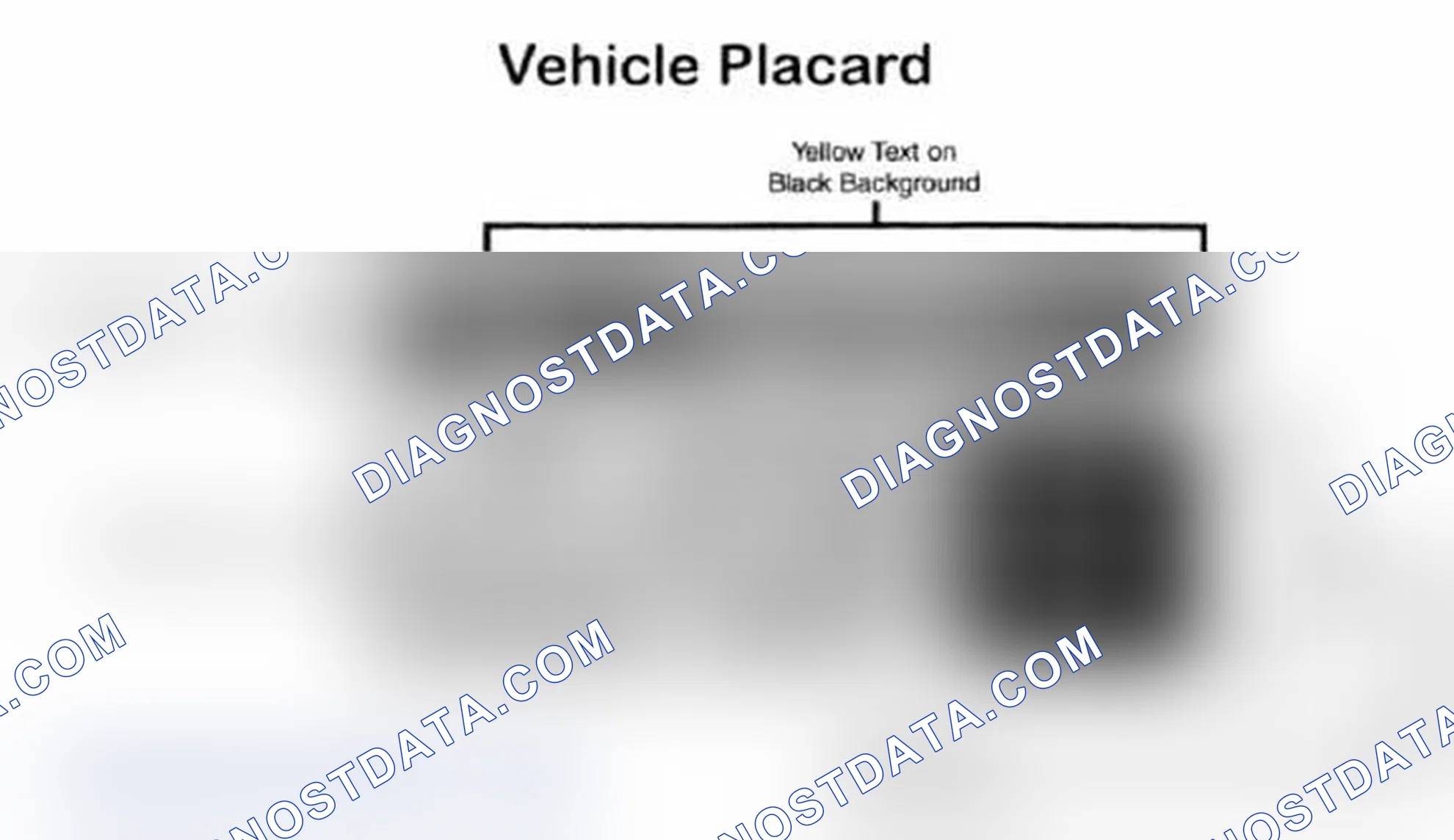 Scheme 28: Vehicle Tire Placard - Typical